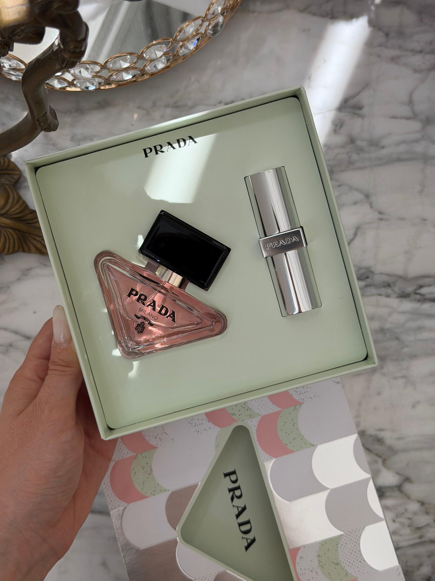 PRADA
Paradoxe Eau de Parfum And Lip Balm Gift Set