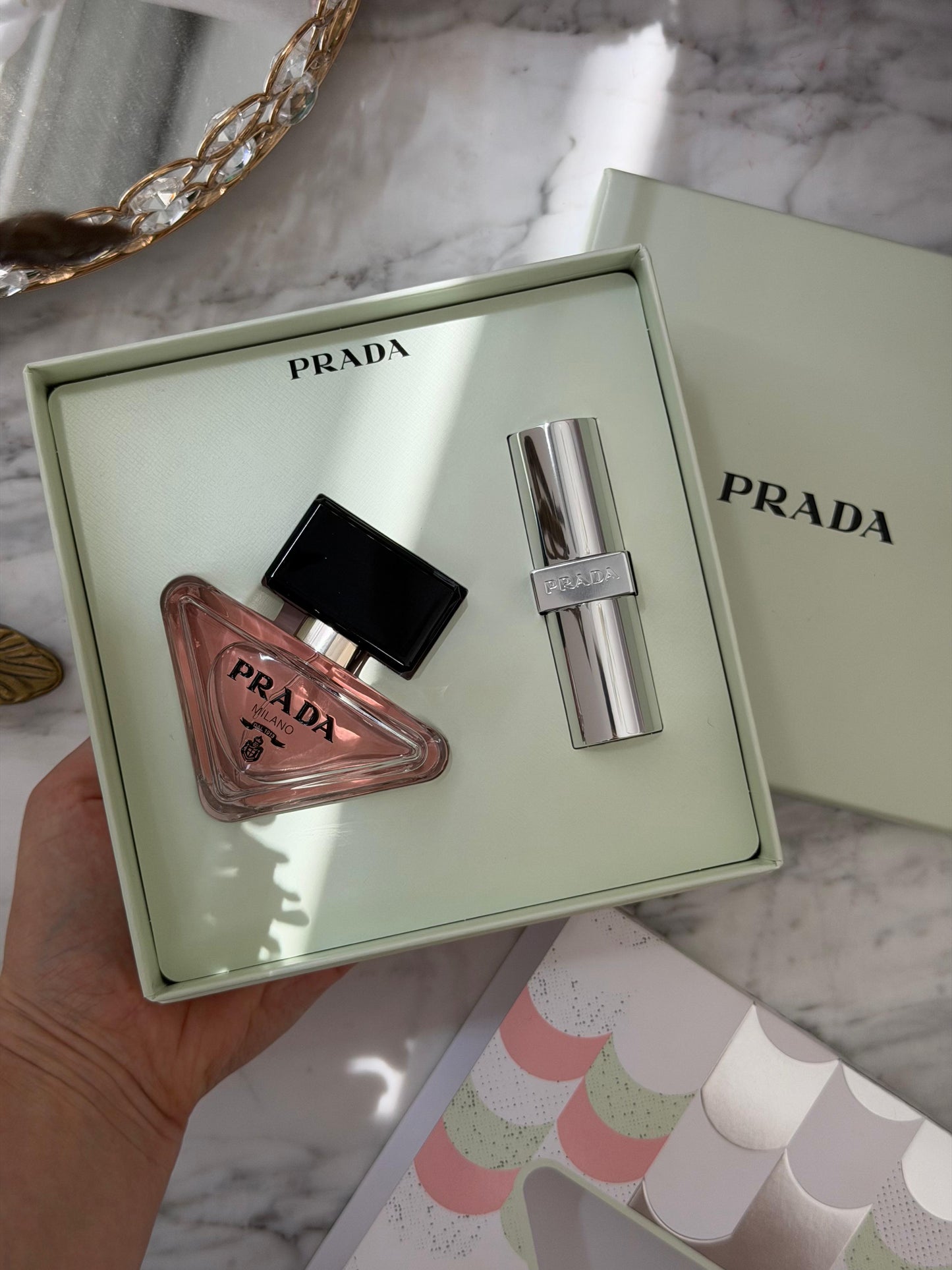 PRADA
Paradoxe Eau de Parfum And Lip Balm Gift Set