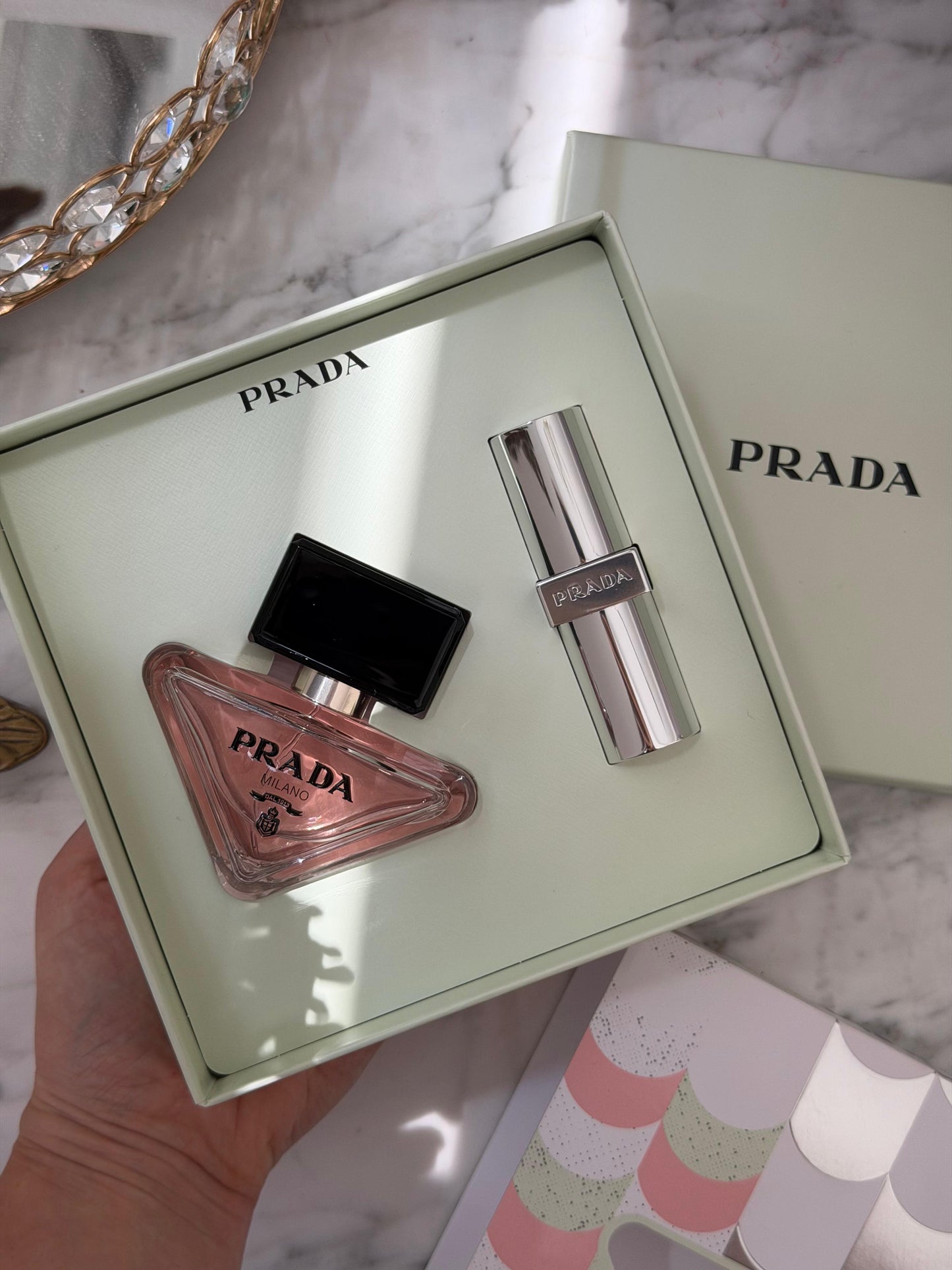 PRADA
Paradoxe Eau de Parfum And Lip Balm Gift Set