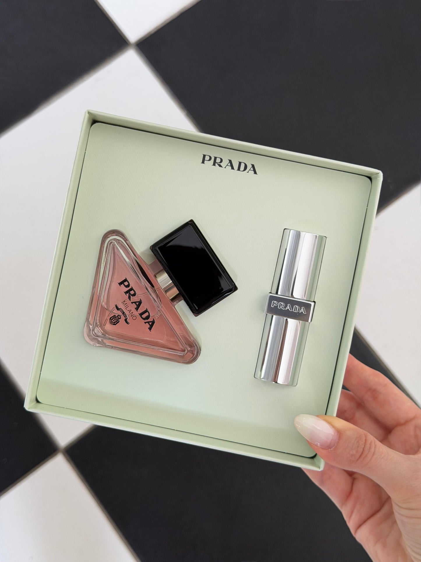 PRADA
Paradoxe Eau de Parfum And Lip Balm Gift Set