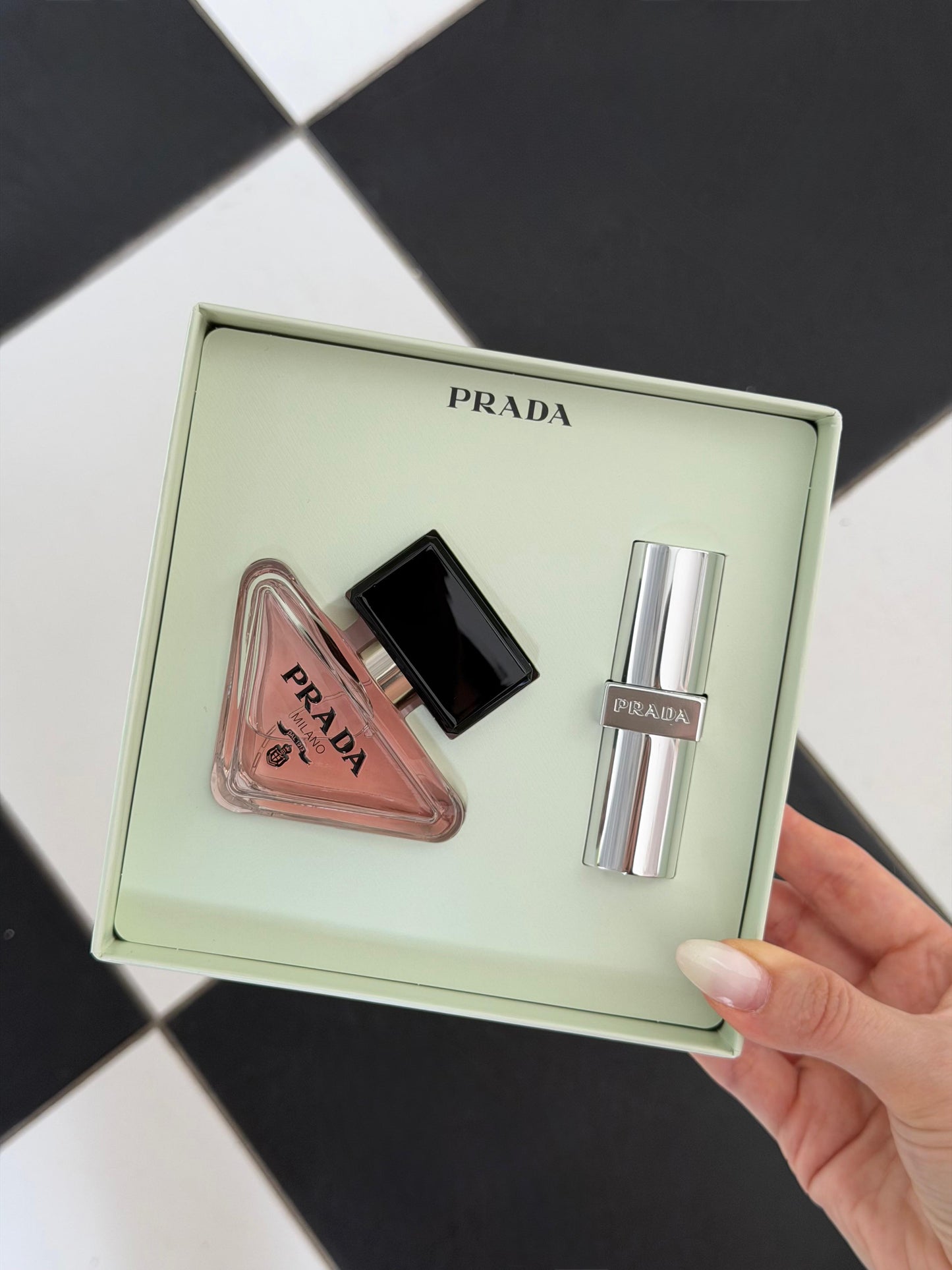 PRADA
Paradoxe Eau de Parfum And Lip Balm Gift Set
