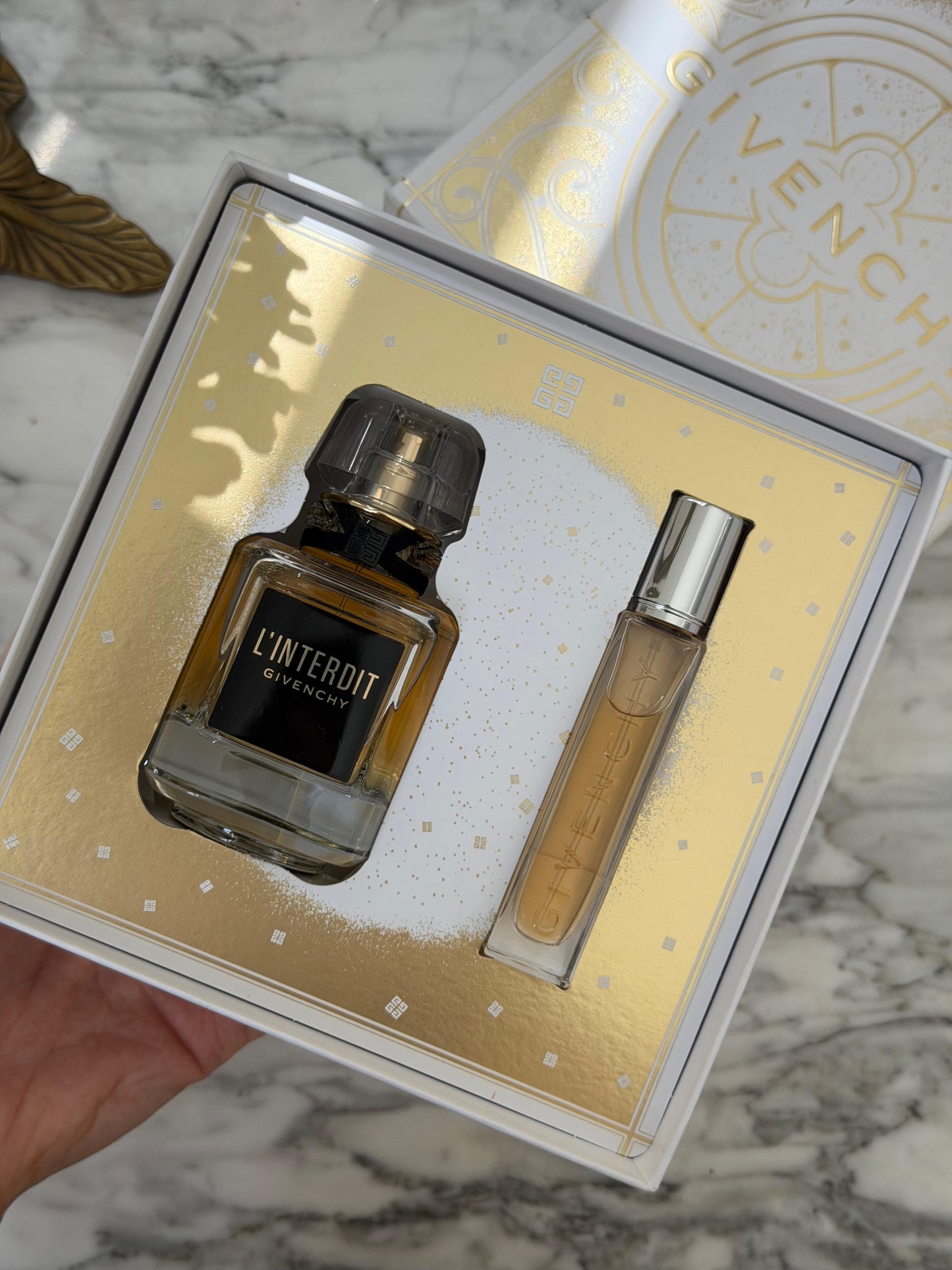 GIVENCHY L’Interdit Parfum 50ml Gift Set + Travel Spray Edp 12.5ml
