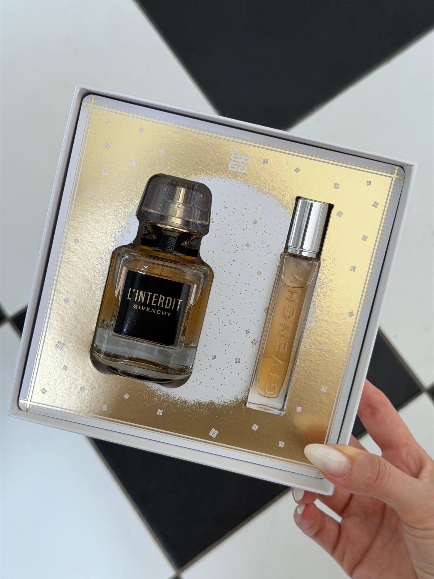 GIVENCHY L’Interdit Parfum 50ml Gift Set + Travel Spray Edp 12.5ml
