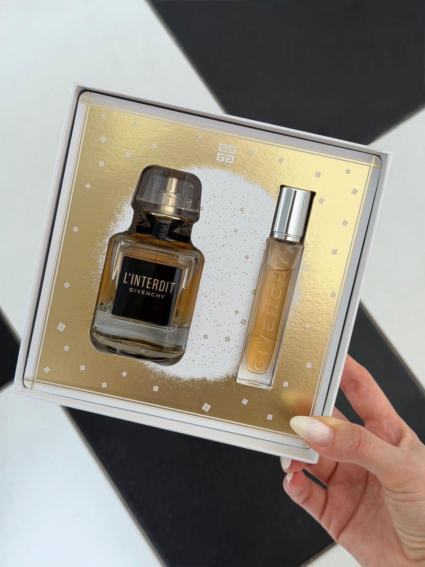 GIVENCHY L’Interdit Parfum 50ml Gift Set + Travel Spray Edp 12.5ml