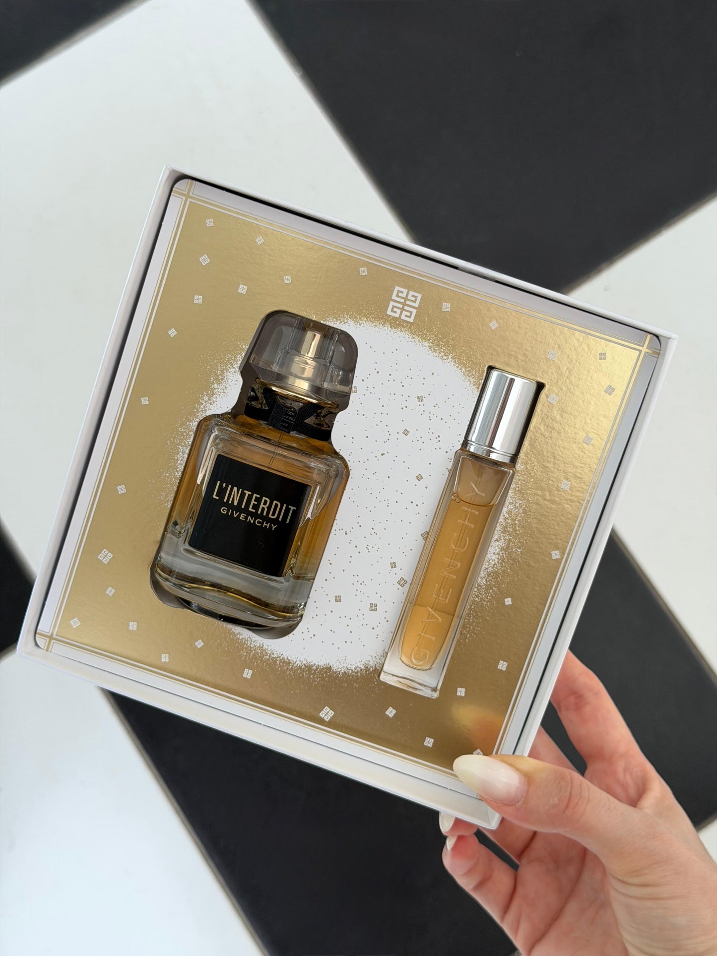 GIVENCHY L’Interdit Parfum 50ml Gift Set + Travel Spray Edp 12.5ml