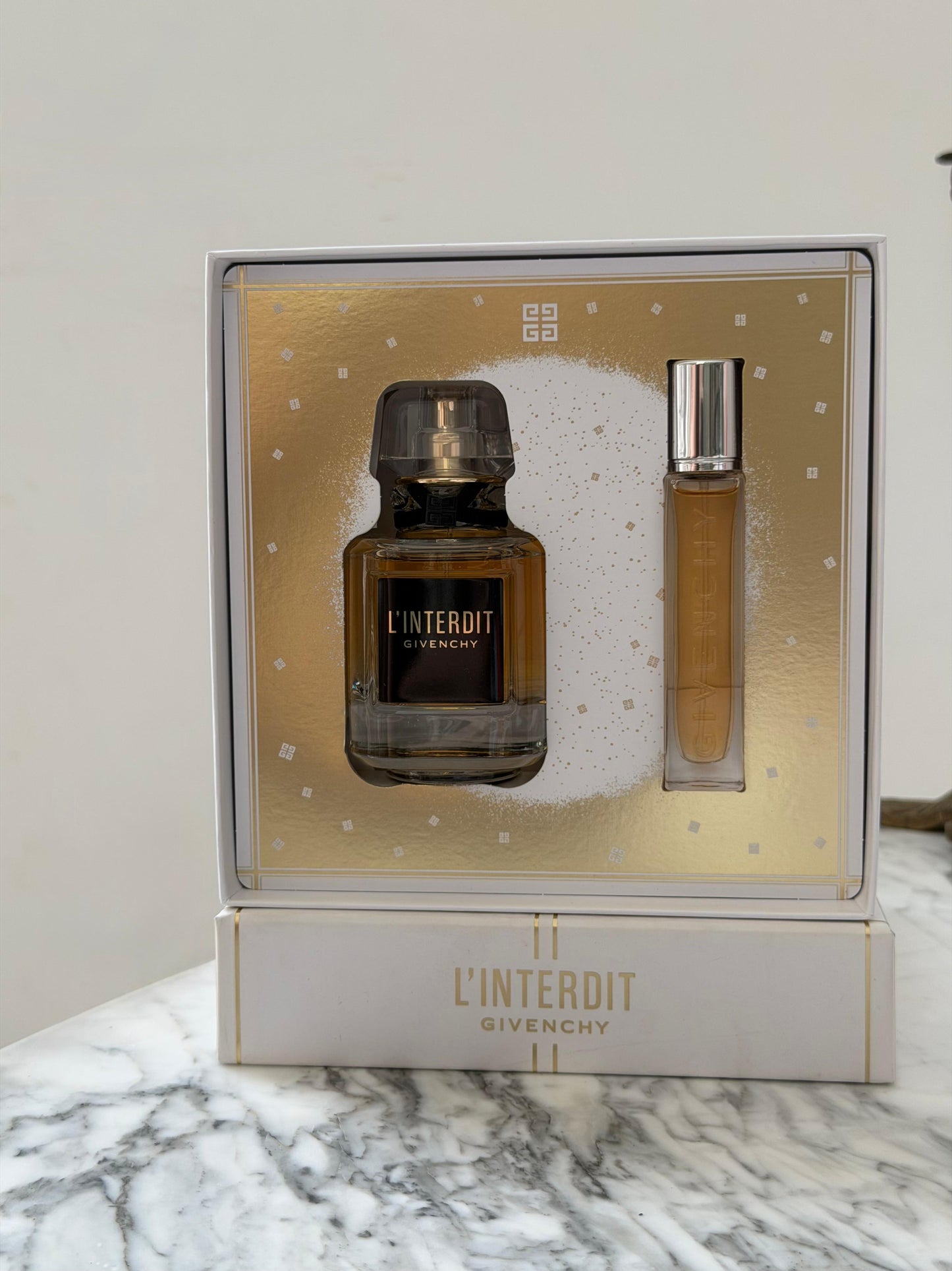 GIVENCHY L’Interdit Parfum 50ml Gift Set + Travel Spray Edp 12.5ml