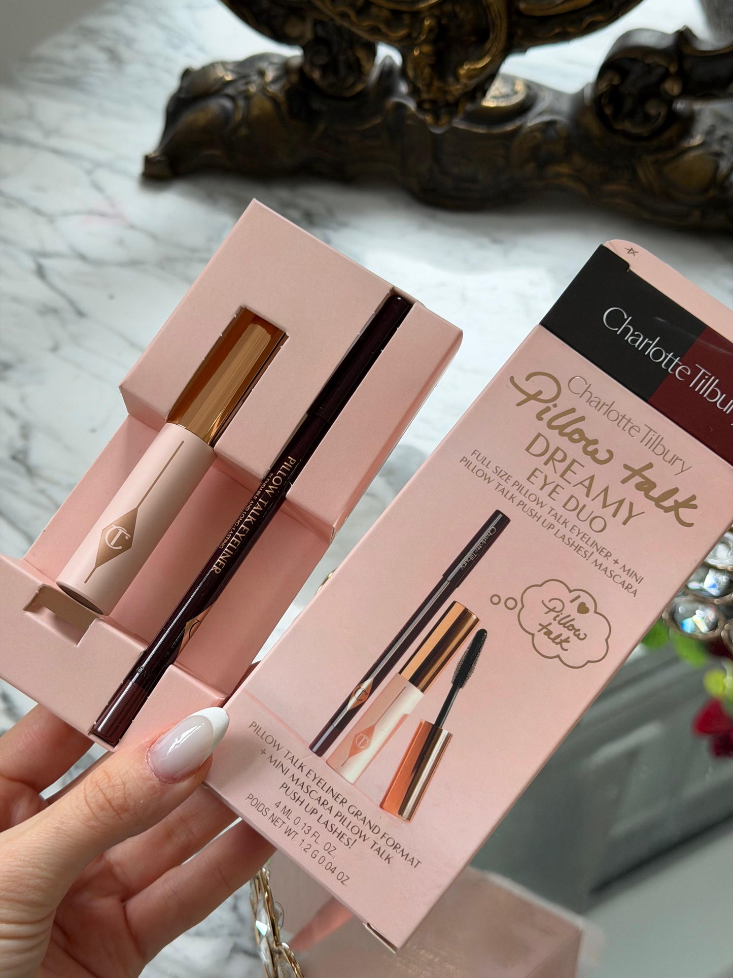 CHARLOTTE TILBURY Pillow Talk Dreamy Eye Duo
Full Size Pillow Talk Eyeliner + Mini Pillow Talk Push Up Lashes Mascara