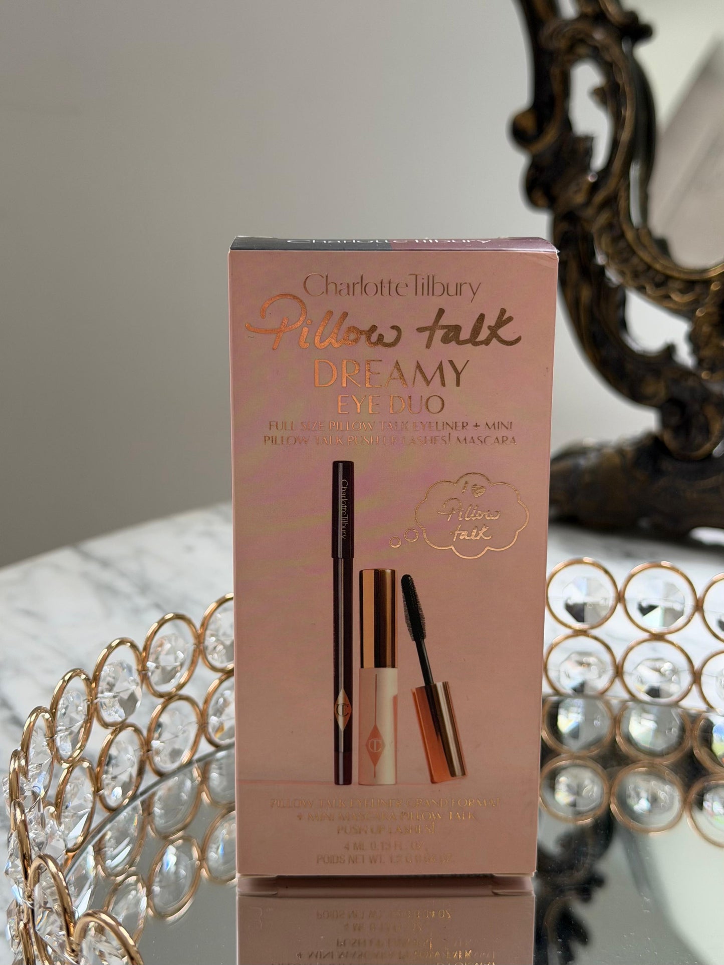CHARLOTTE TILBURY Pillow Talk Dreamy Eye Duo
Full Size Pillow Talk Eyeliner + Mini Pillow Talk Push Up Lashes Mascara