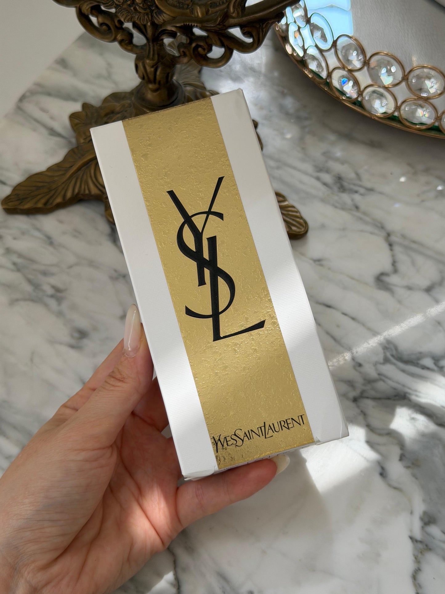 YSL Gift Set Mascara Volume Effet Faux Cils + Mini Rouge Pur Couture N^1