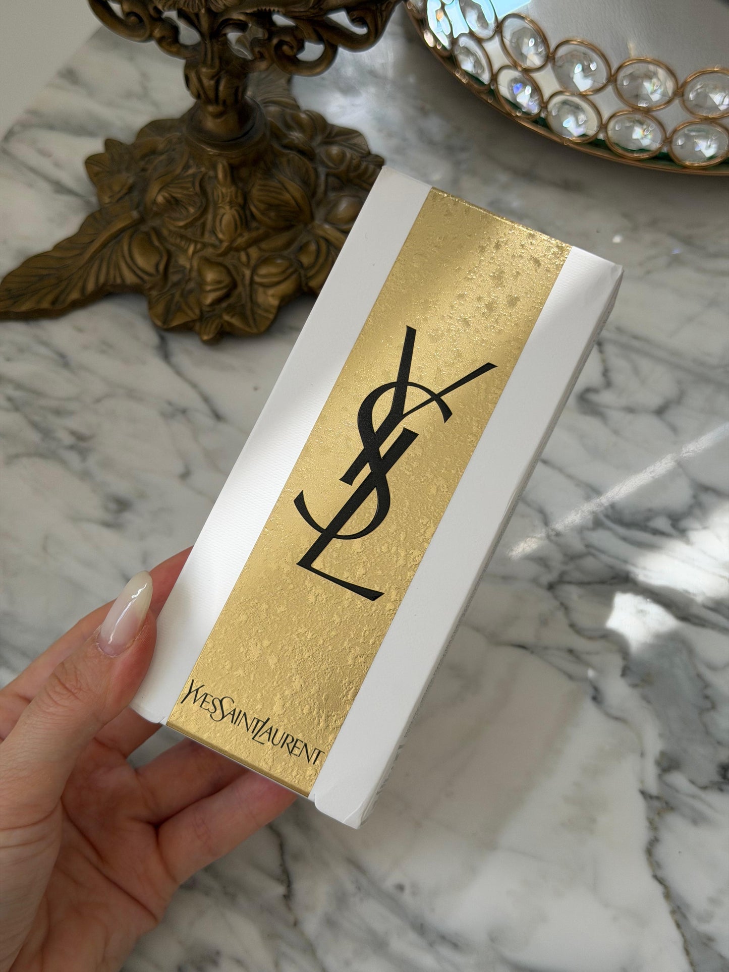 YSL Gift Set Mascara Volume Effet Faux Cils + Mini Rouge Pur Couture N^1