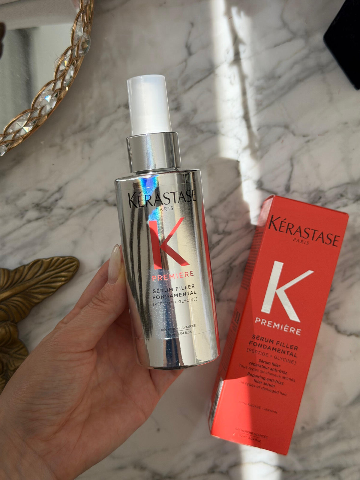 KÉRASTASE Première
Serum Filler Fondamental Repairing Anti-Frizz For All Types Of Damaged Hair
