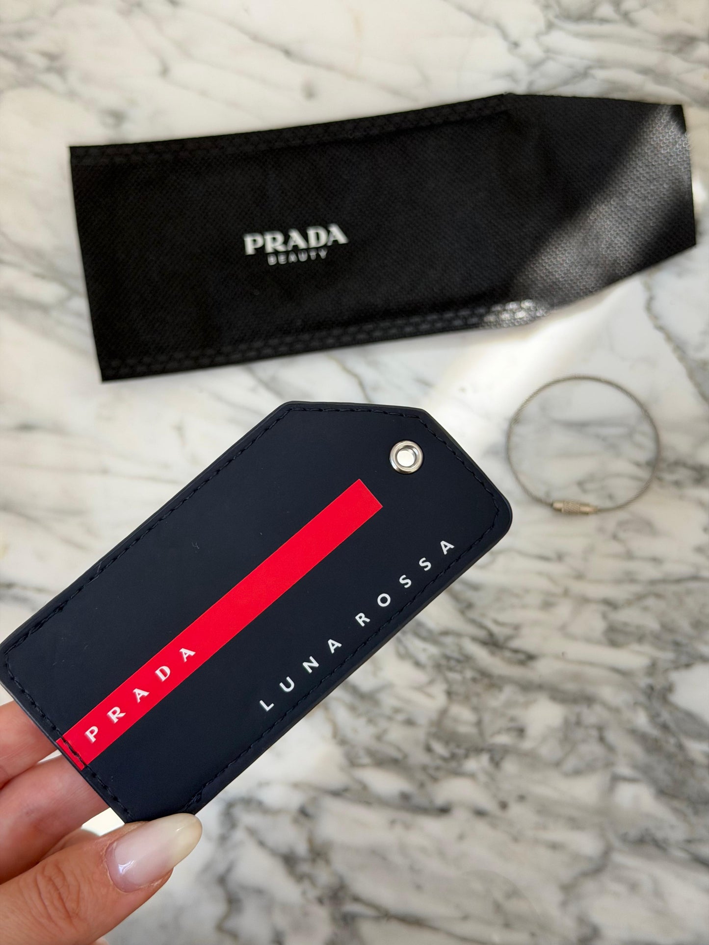 PRADA Luna Rossa Luggage Tag