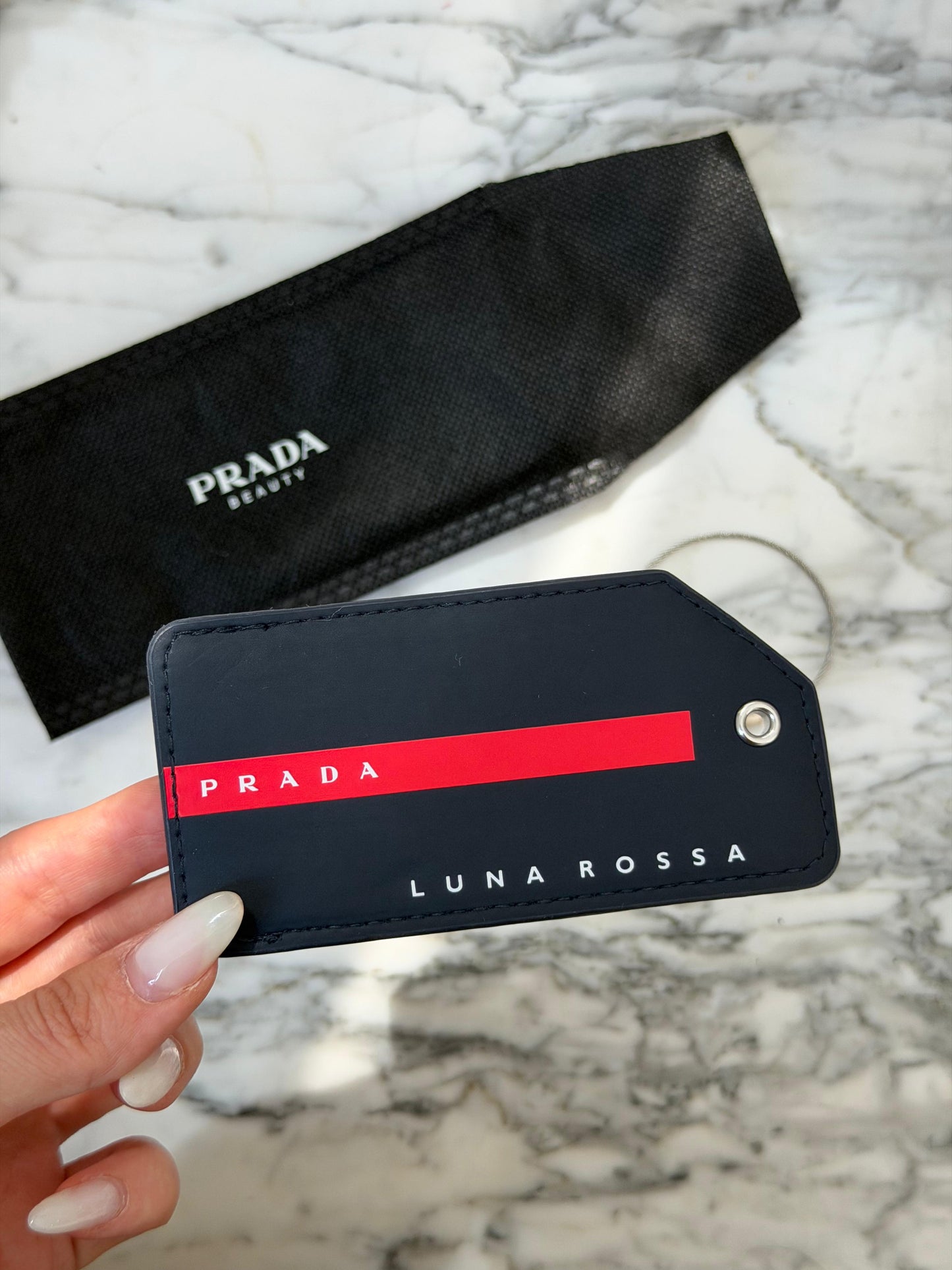 PRADA Luna Rossa Luggage Tag