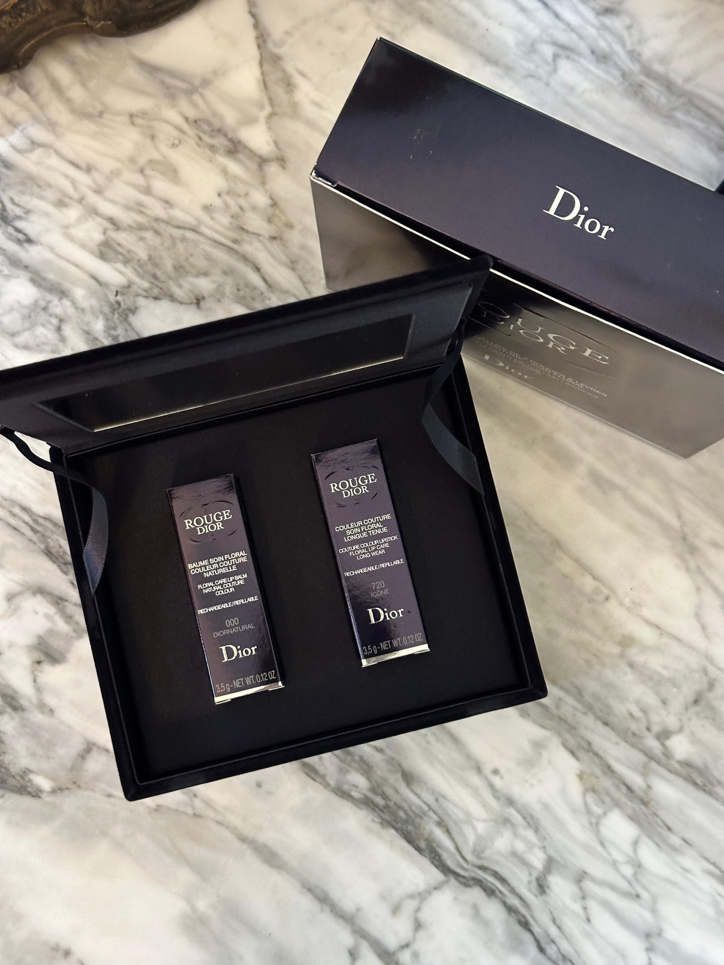 DIOR Rouge Dior Deluxe - Gift Set 1 Lipsticks + 1 Balm In Mirrored Case