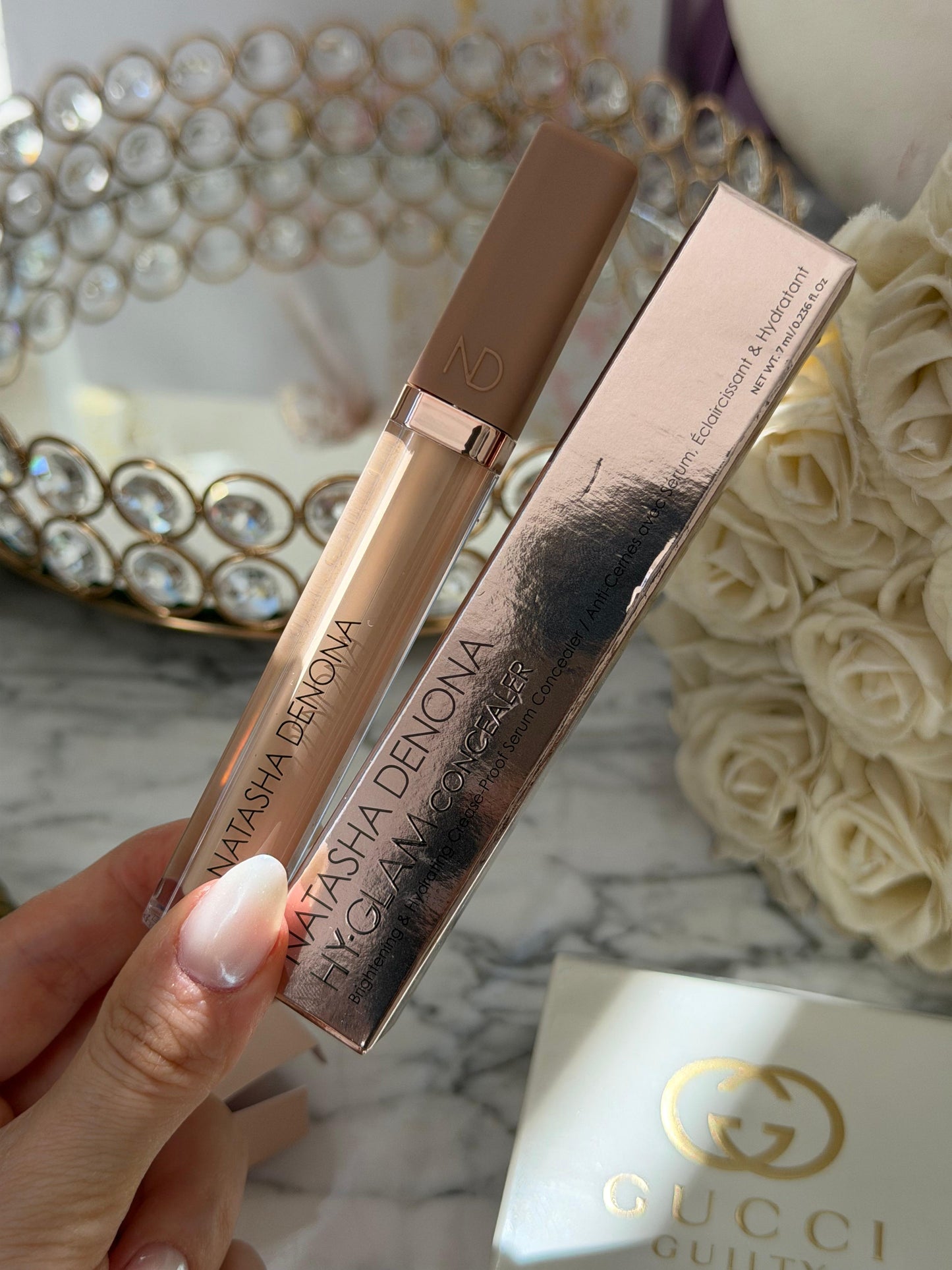 NATASHA DENONA Hy-Glam
Brightening & Hydrating Crease-Proof Serum Concealer (P1)