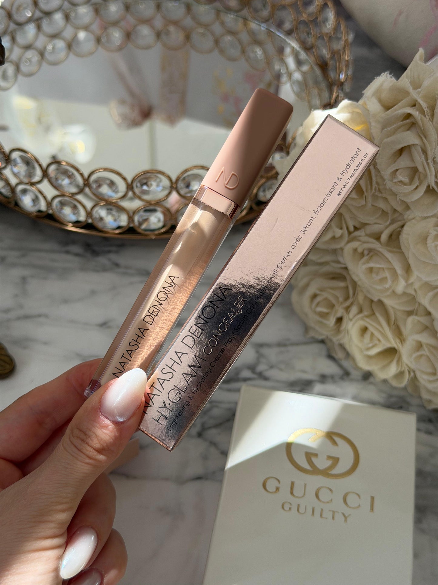 NATASHA DENONA Hy-Glam
Brightening & Hydrating Crease-Proof Serum Concealer (P1)