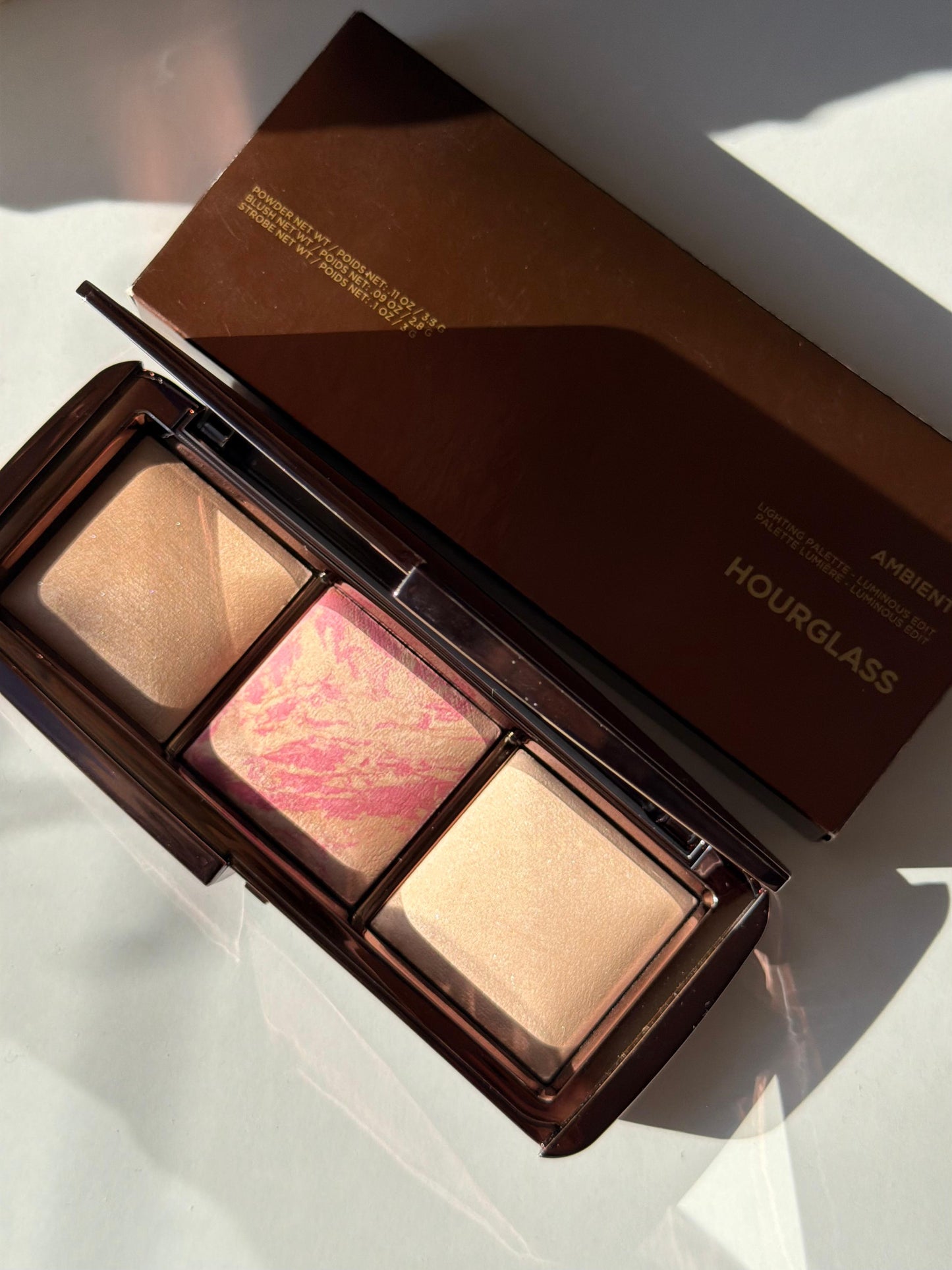 HOURGLASS Ambient Lighting Palette (Powder, Blush, Strobe) - Luminous Edit