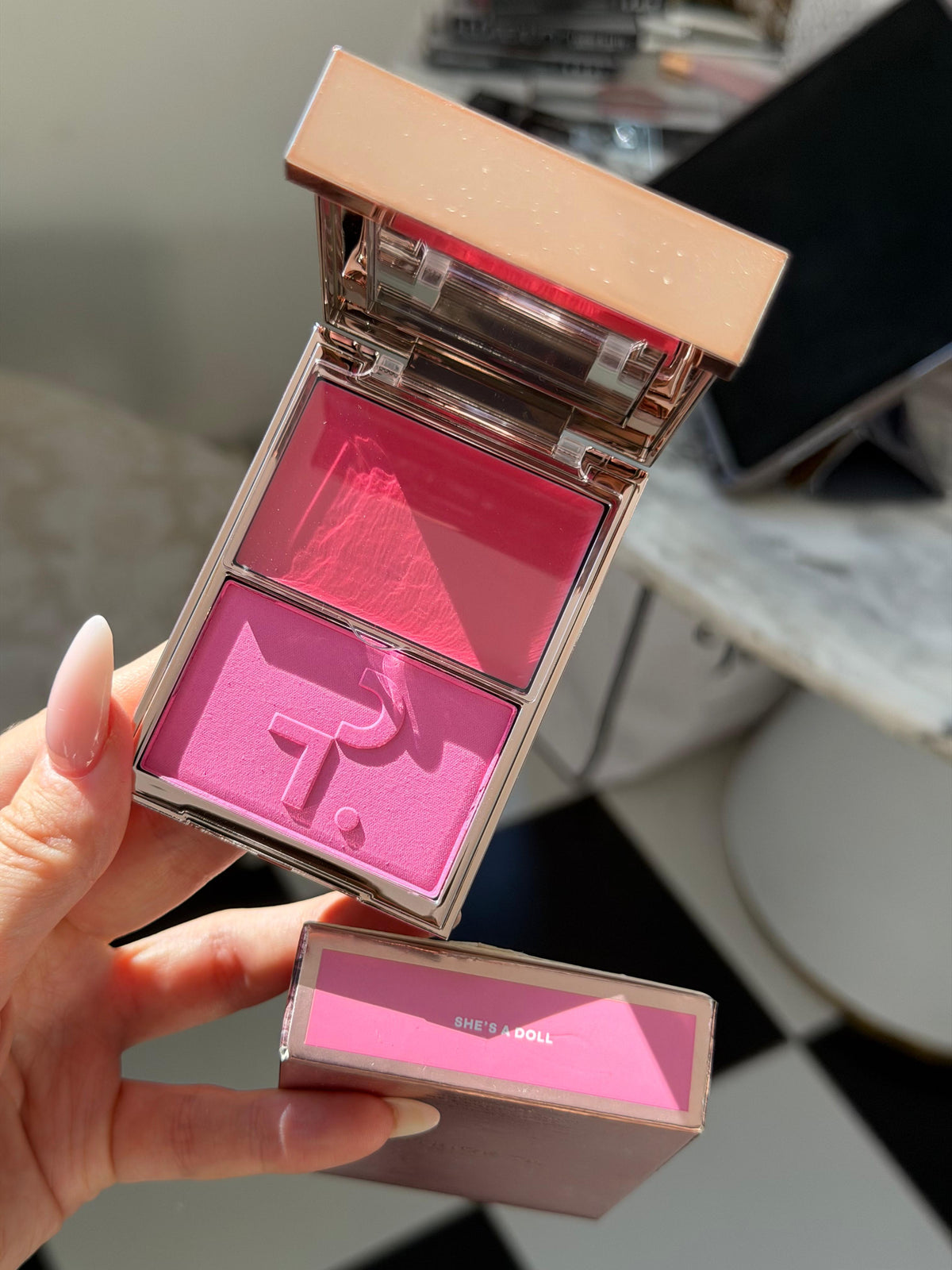 PATRICK TA 
Double Take Crème & Powder Blush Duo - She’s Giving