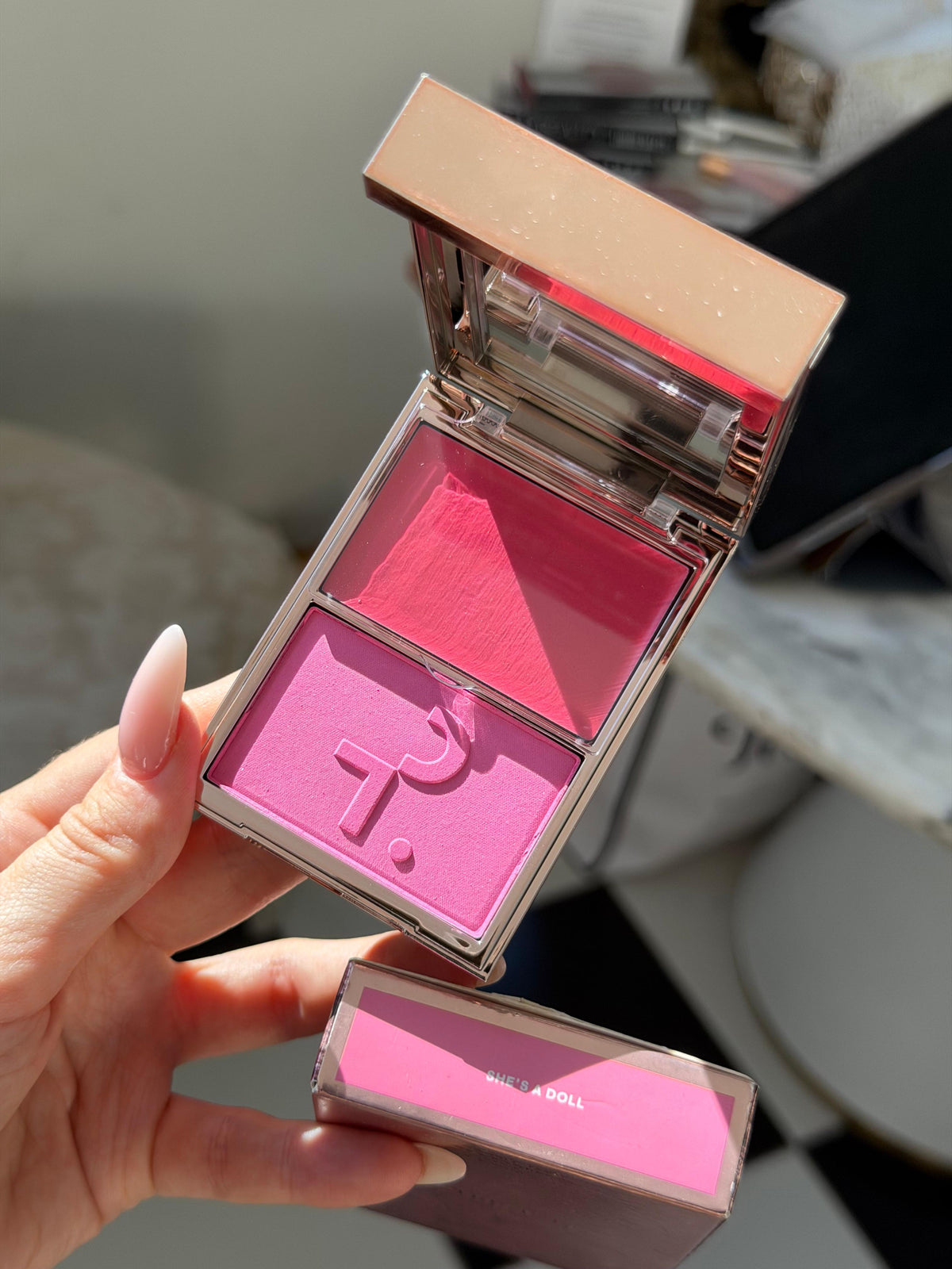 PATRICK TA 
Double Take Crème & Powder Blush Duo - She’s Giving