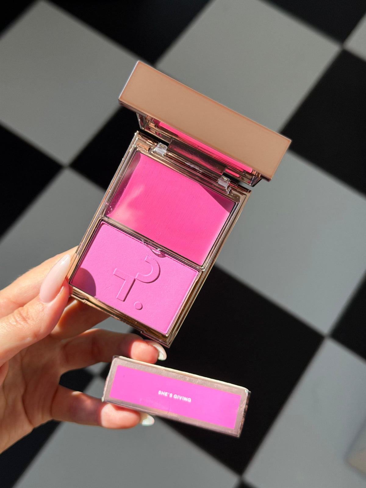PATRICK TA 
Double Take Crème & Powder Blush Duo - She’s Giving