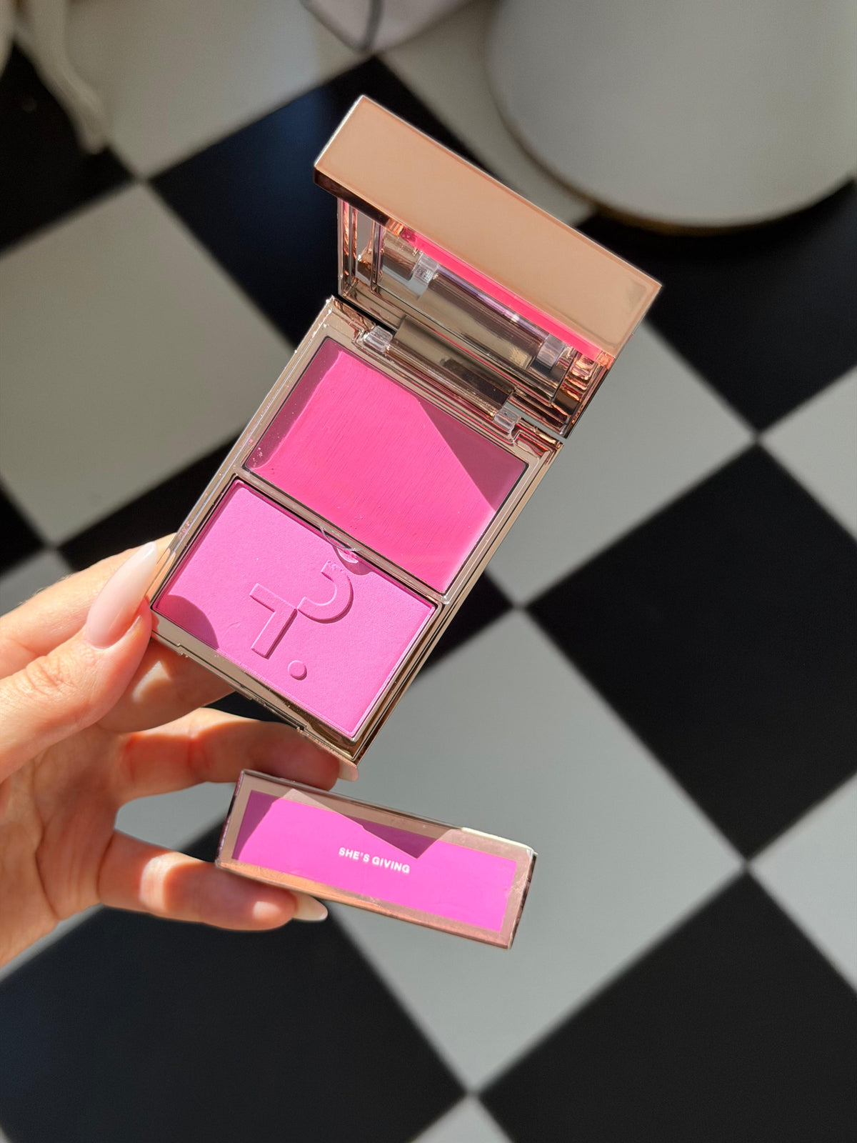 PATRICK TA 
Double Take Crème & Powder Blush Duo - She’s Giving