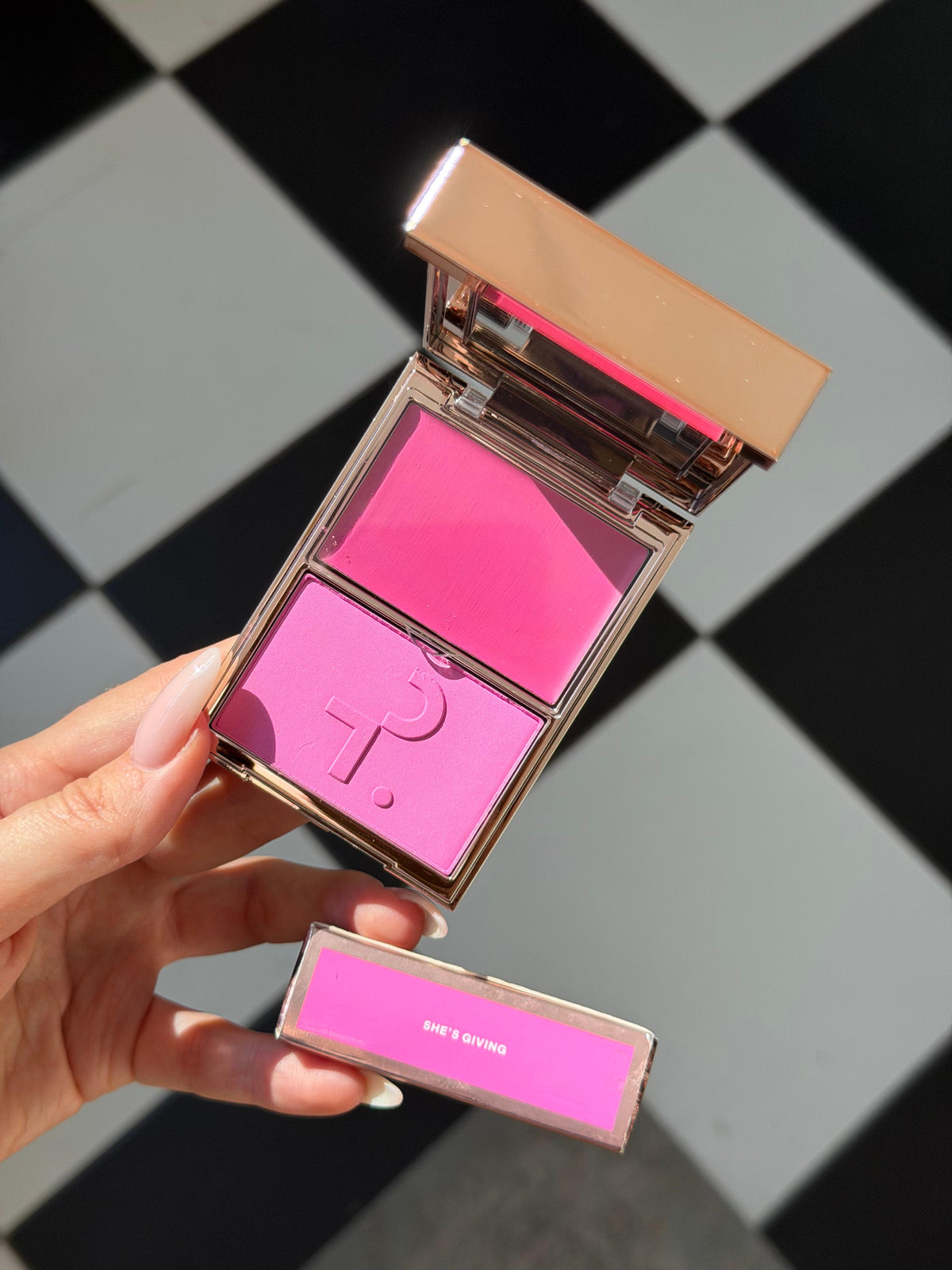 PATRICK TA 
Double Take Crème & Powder Blush Duo - She’s Giving