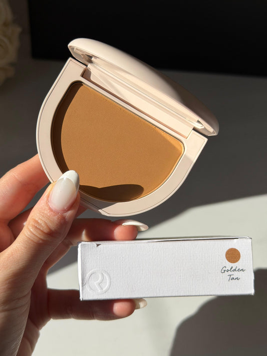 RARE BEAUTY True To Myself Tinted Pressed Finishing Powder - Golden Tan