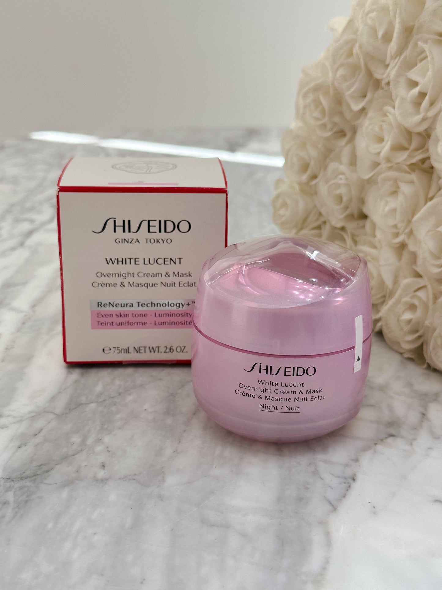 SHISEIDO
White Lucent Overnight Cream and Mask