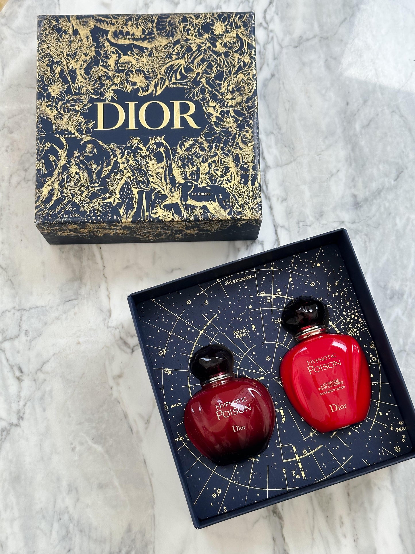 DIOR Hypnotic Poison - Gift Set 50ml Edt + 75ml Silky Body Lotion