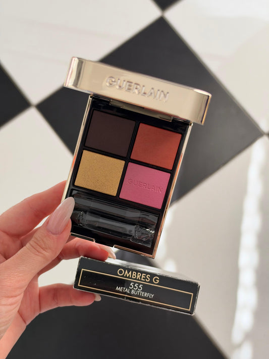 GUERLAIN Ombres G
Eyeshadow Quad Palette
Multi-Effect, High Color & Long Wear (555)