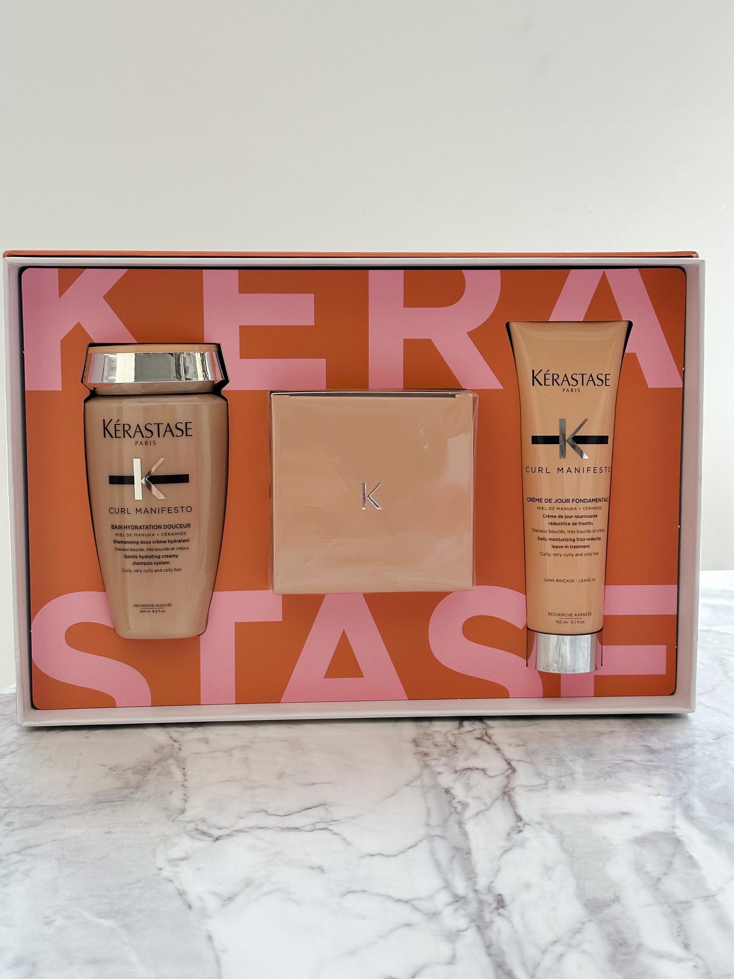 KÉRASTASE Curl Manifesto Set (Shampoo 250ml, Conditioner 250ml, Mask 200ml)