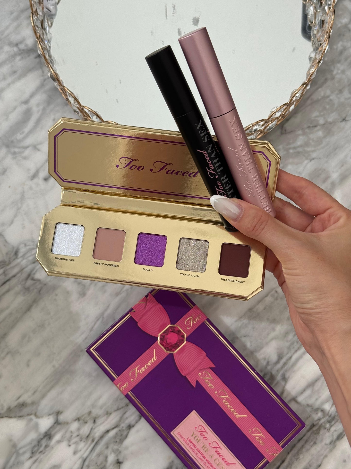 TOO FACED You’re A Gem 3-Piece Eye Makeup Set
Limited Edition Ready-To-Gift Holiday Set