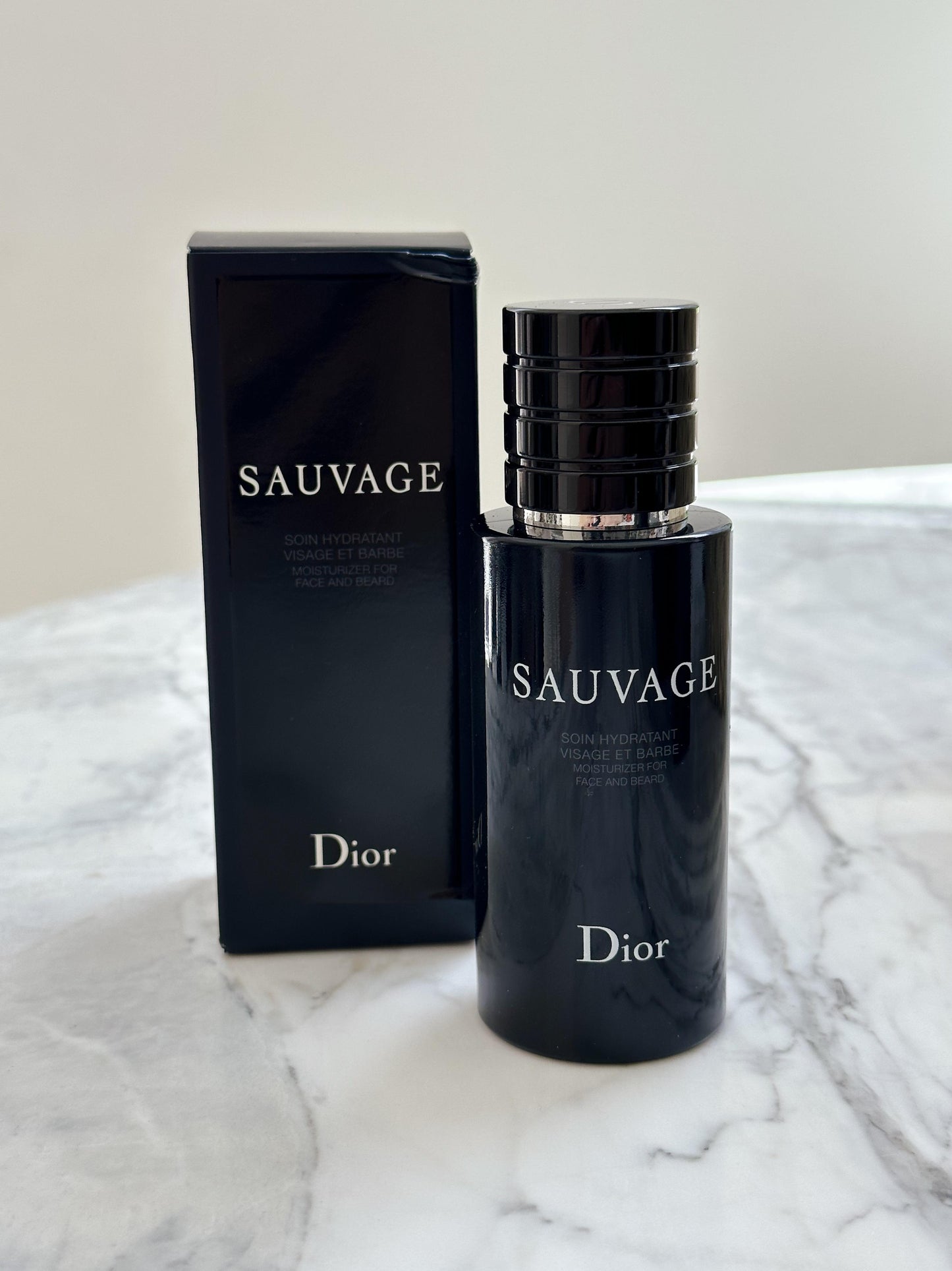 DIOR Sauvage Face and Beard Moisturizer - Hydrates and Refreshes