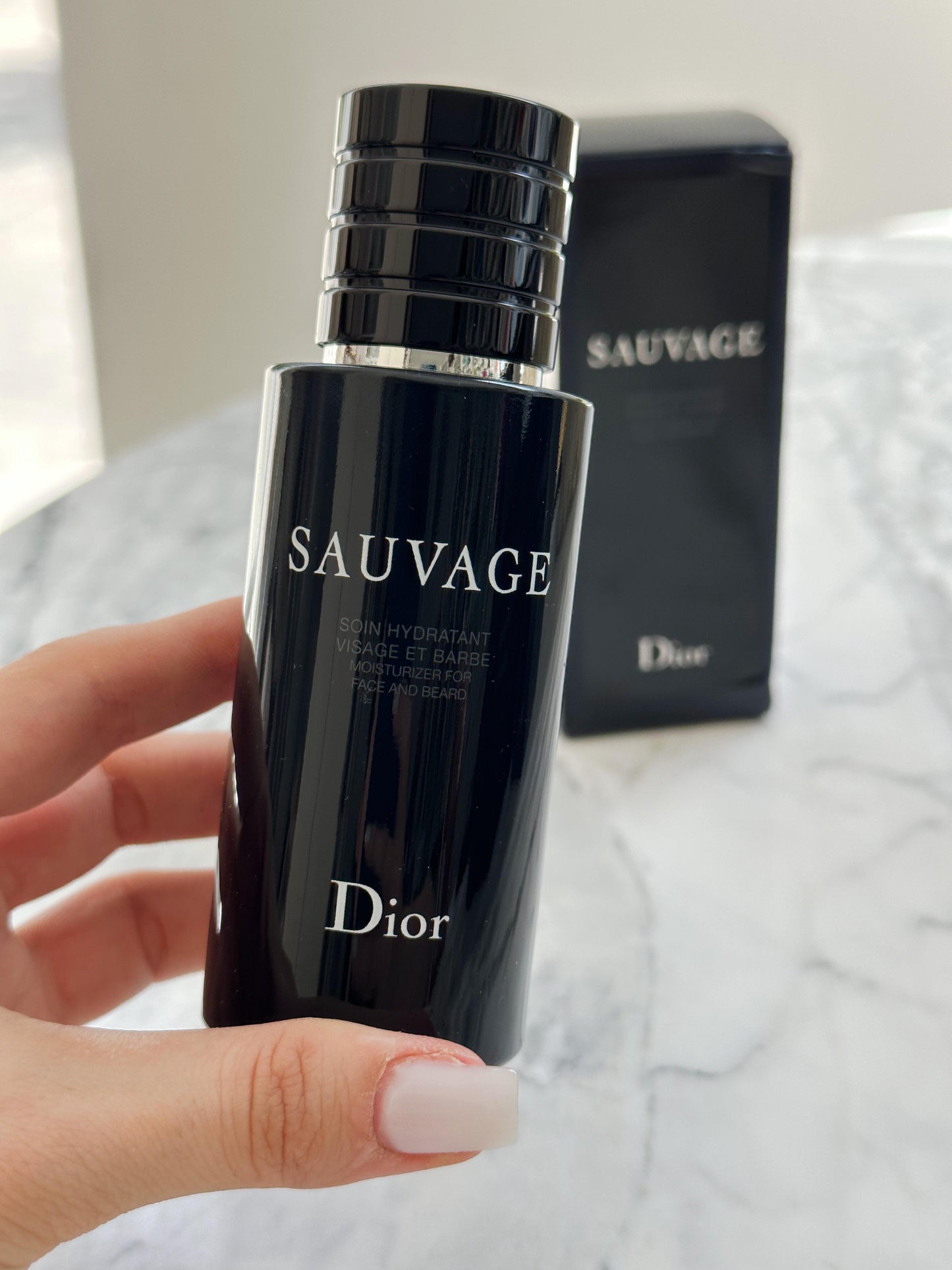 DIOR Sauvage Face and Beard Moisturizer - Hydrates and Refreshes