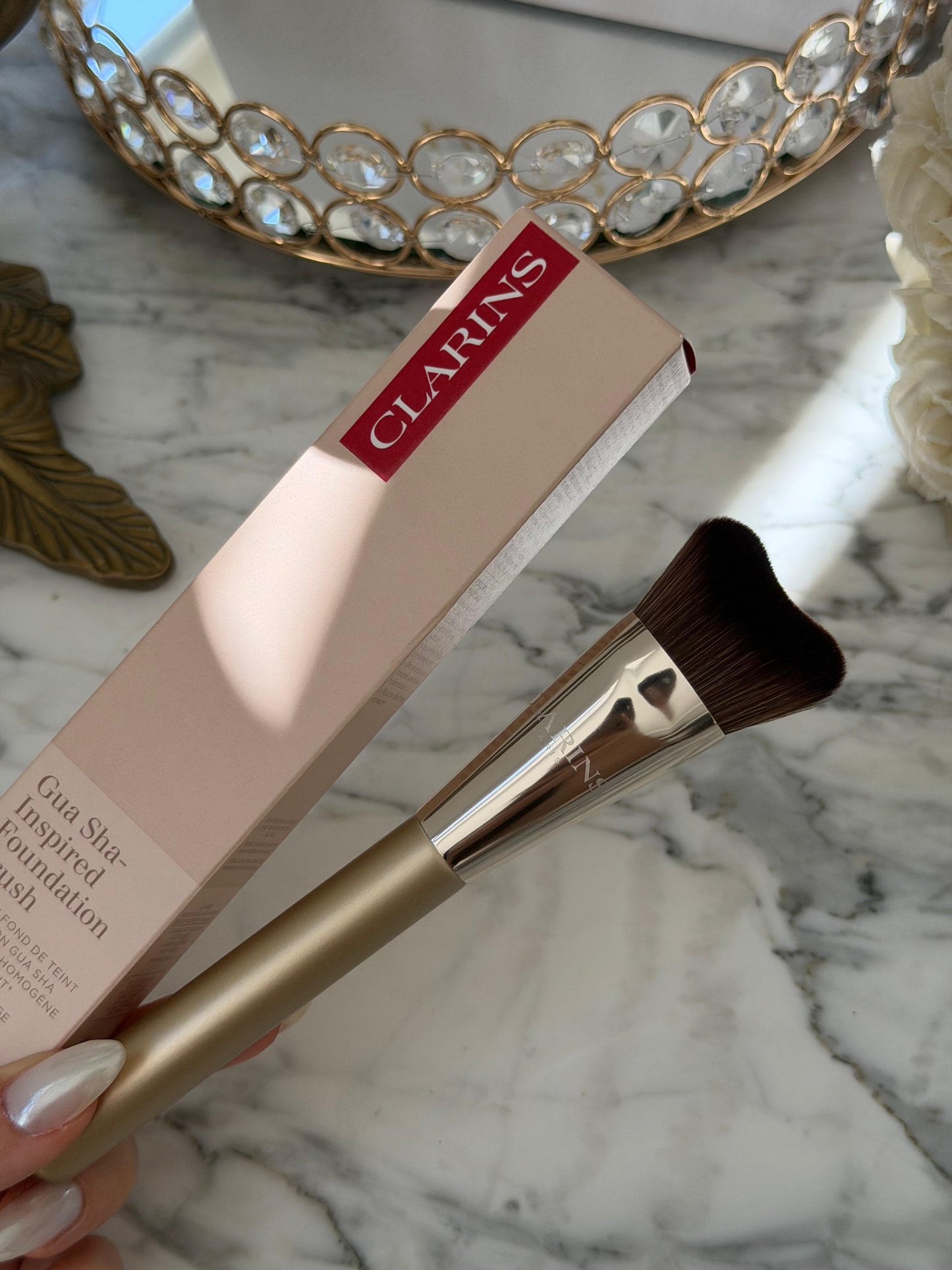 CLARINS Gua Sha-Inspired Foundation Brush