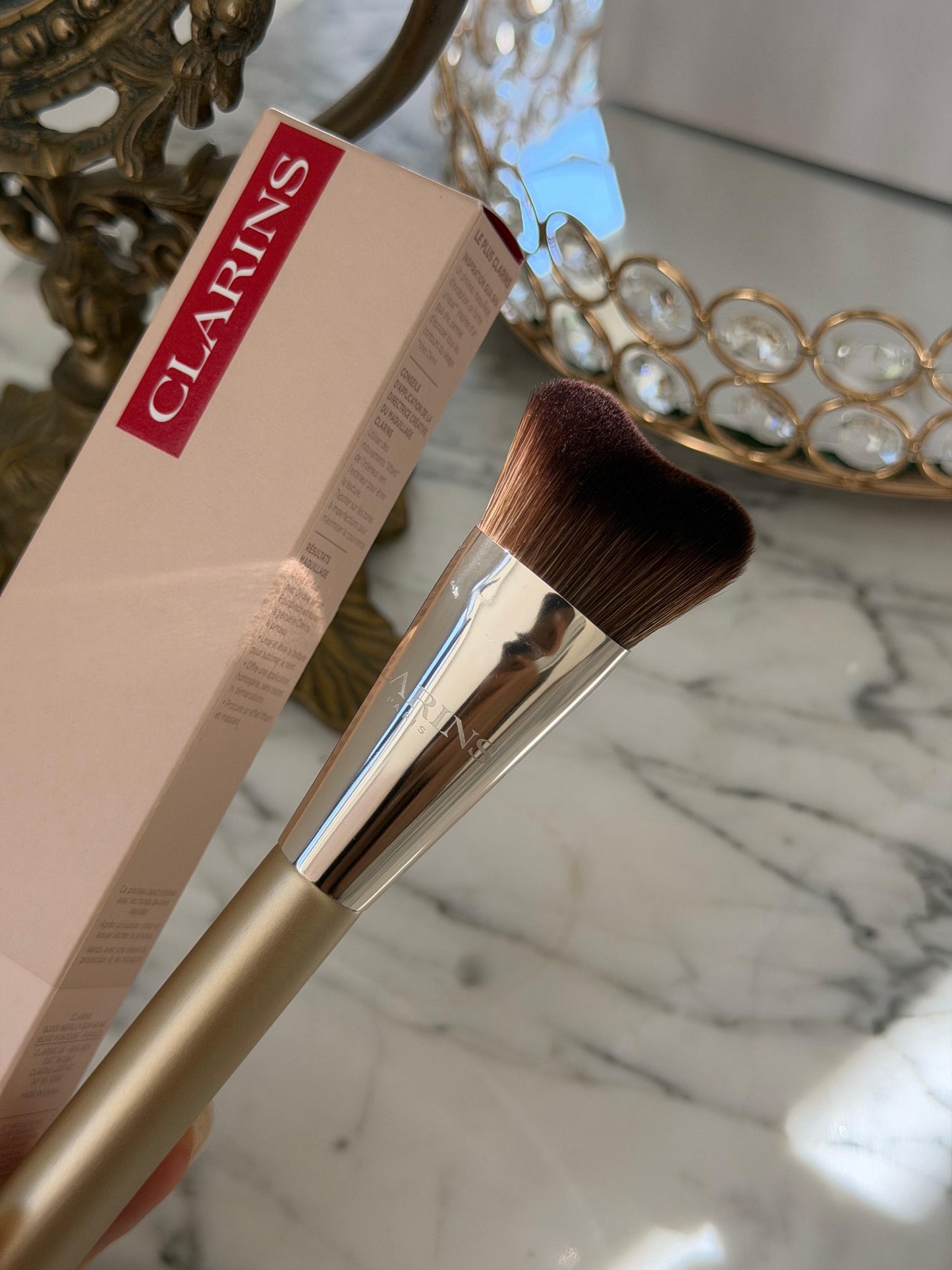 CLARINS Gua Sha-Inspired Foundation Brush