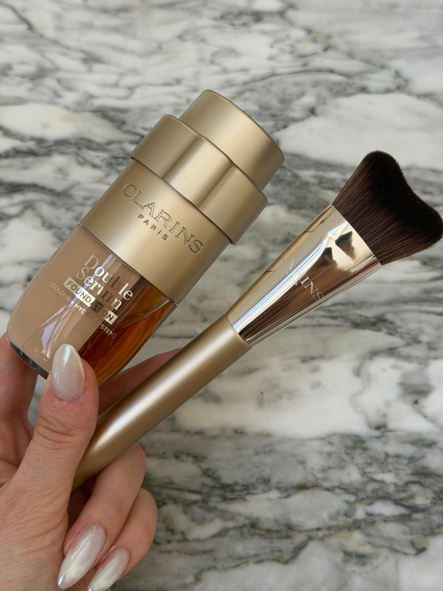 CLARINS Gua Sha-Inspired Foundation Brush