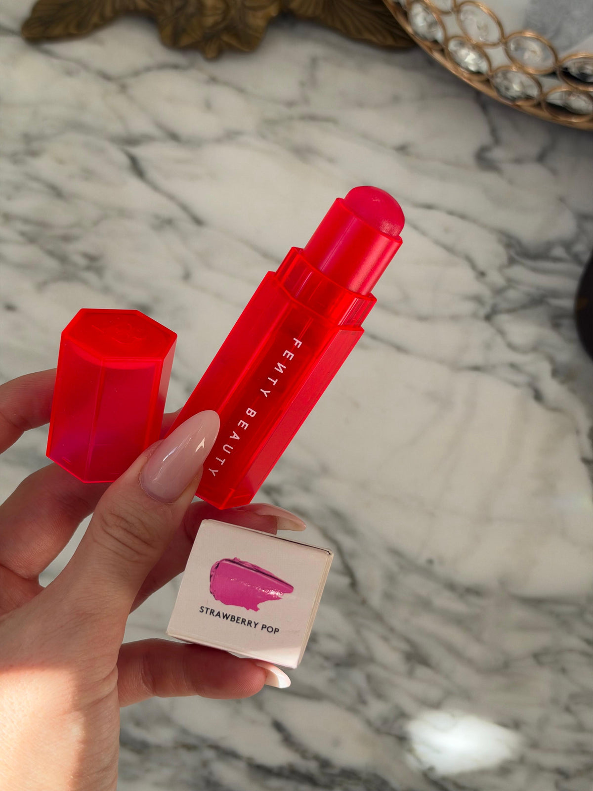FENTY Match Stix Color-Adaptive Cheek + Lip Stick Gloss - Strawberry Pop