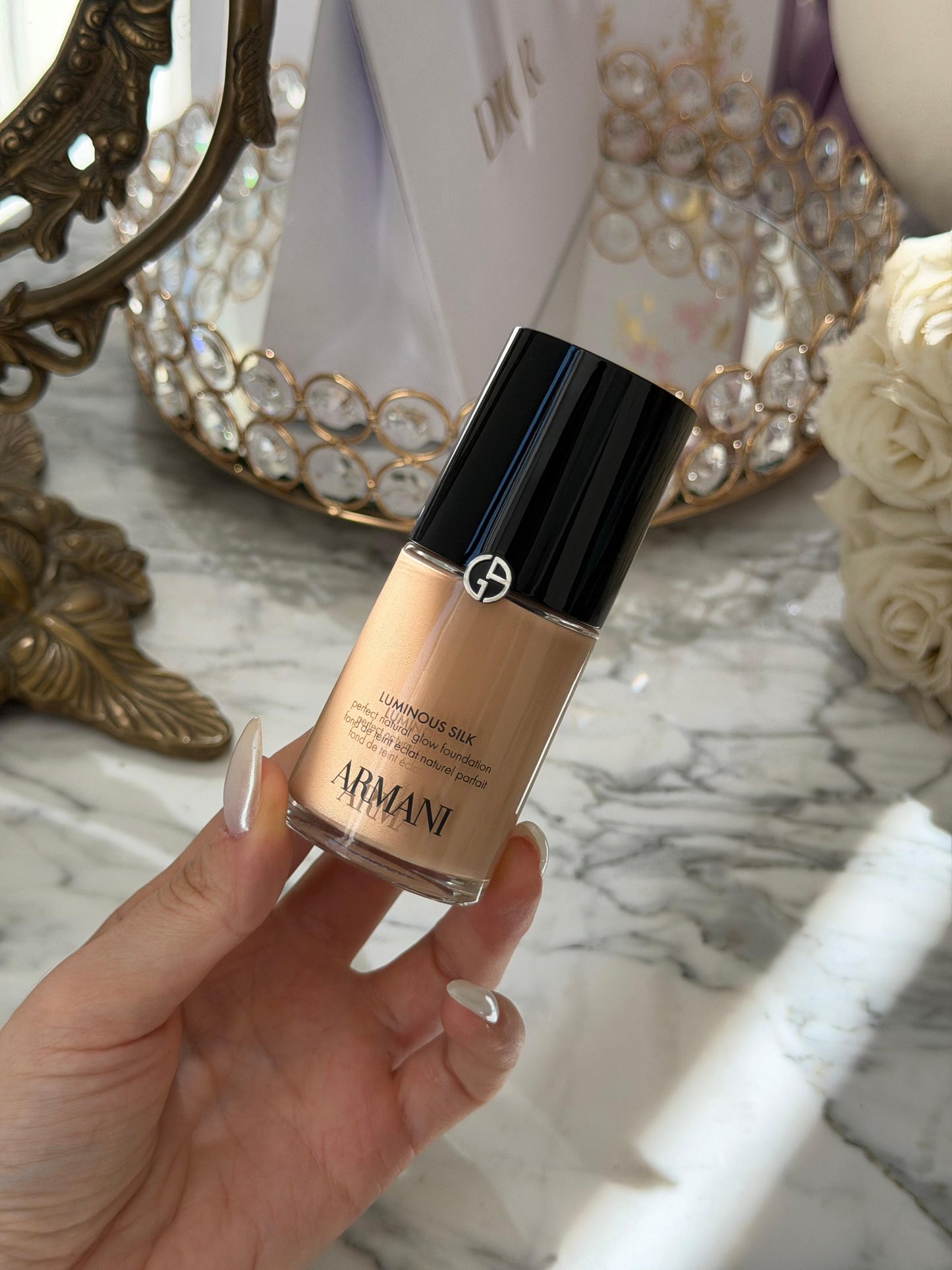 ARMANI Luminous Silk Natural Glow Blurring Foundation
Medium Buildable Coverage, 24HR Wear