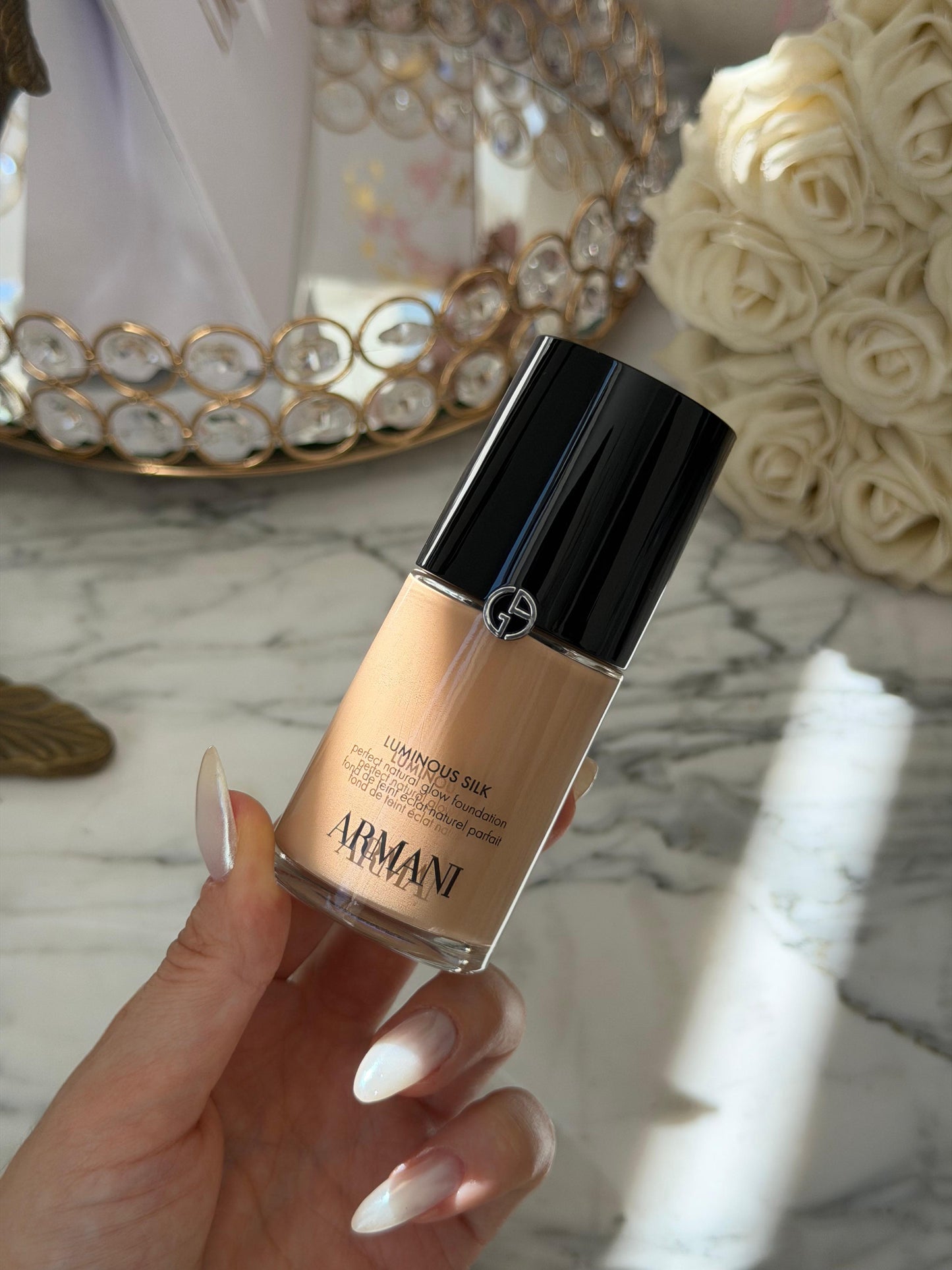 ARMANI Luminous Silk Natural Glow Blurring Foundation
Medium Buildable Coverage, 24HR Wear