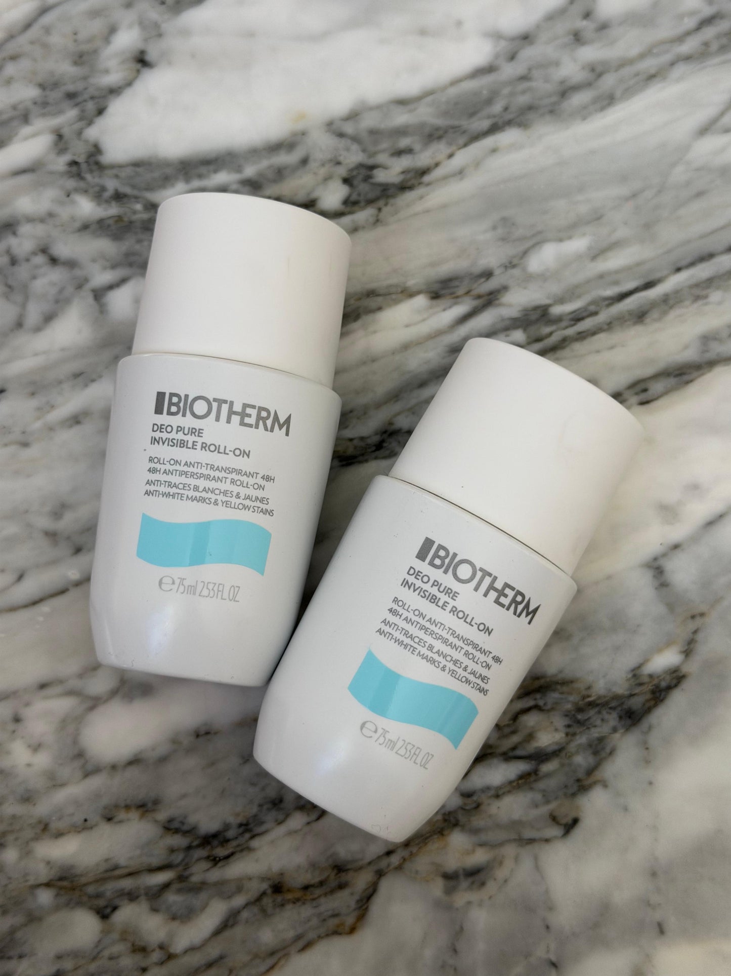BIOTHERM Deodorant Pure Invisible Roll-On 48H Antiperspirant