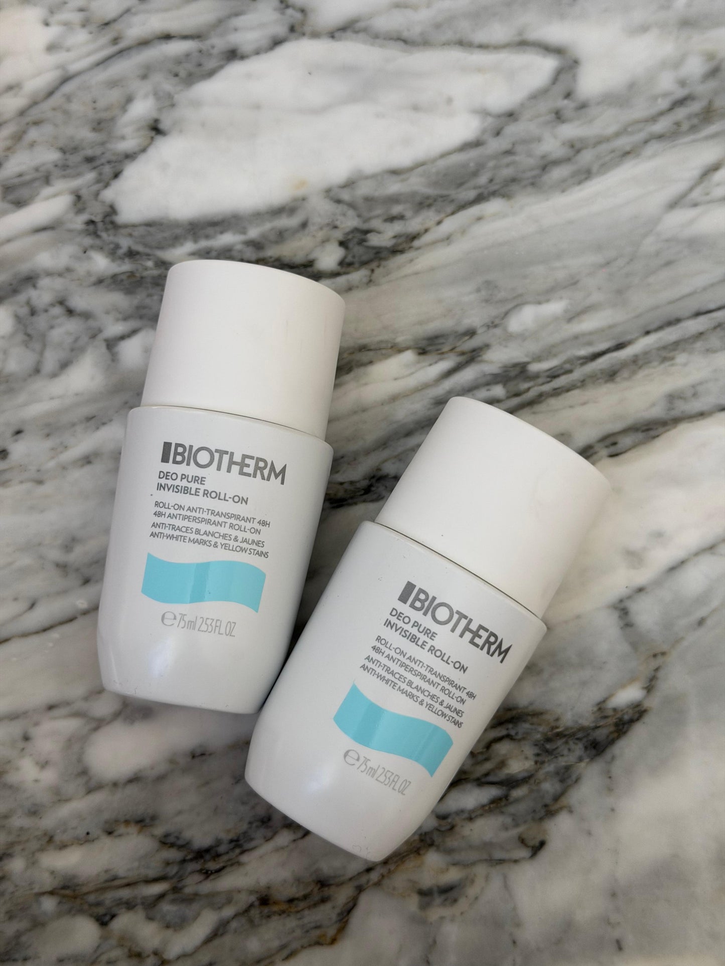 BIOTHERM Deodorant Pure Invisible Roll-On 48H Antiperspirant