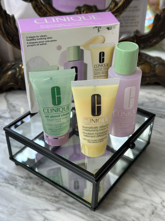 CLINIQUE Skin School Supplies: 3 Steps To Clean Healthy Looking Skin