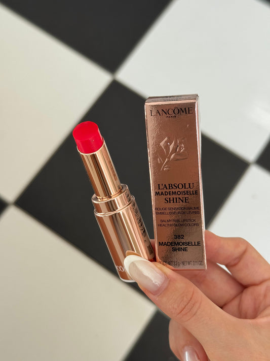LANCÔME 
L'Absolu Mademoiselle Shine (382)
Balmy Healthy Glow Lipstick