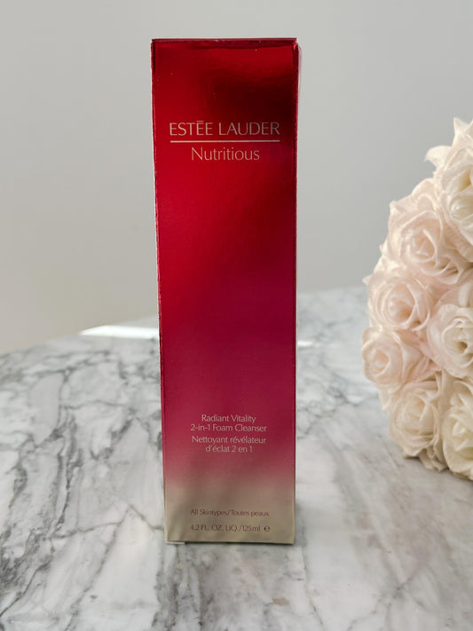 ESTÉE LAUDER
Nutritious Radiant Vitality 2-in-1 Foam Cleanser 125ml