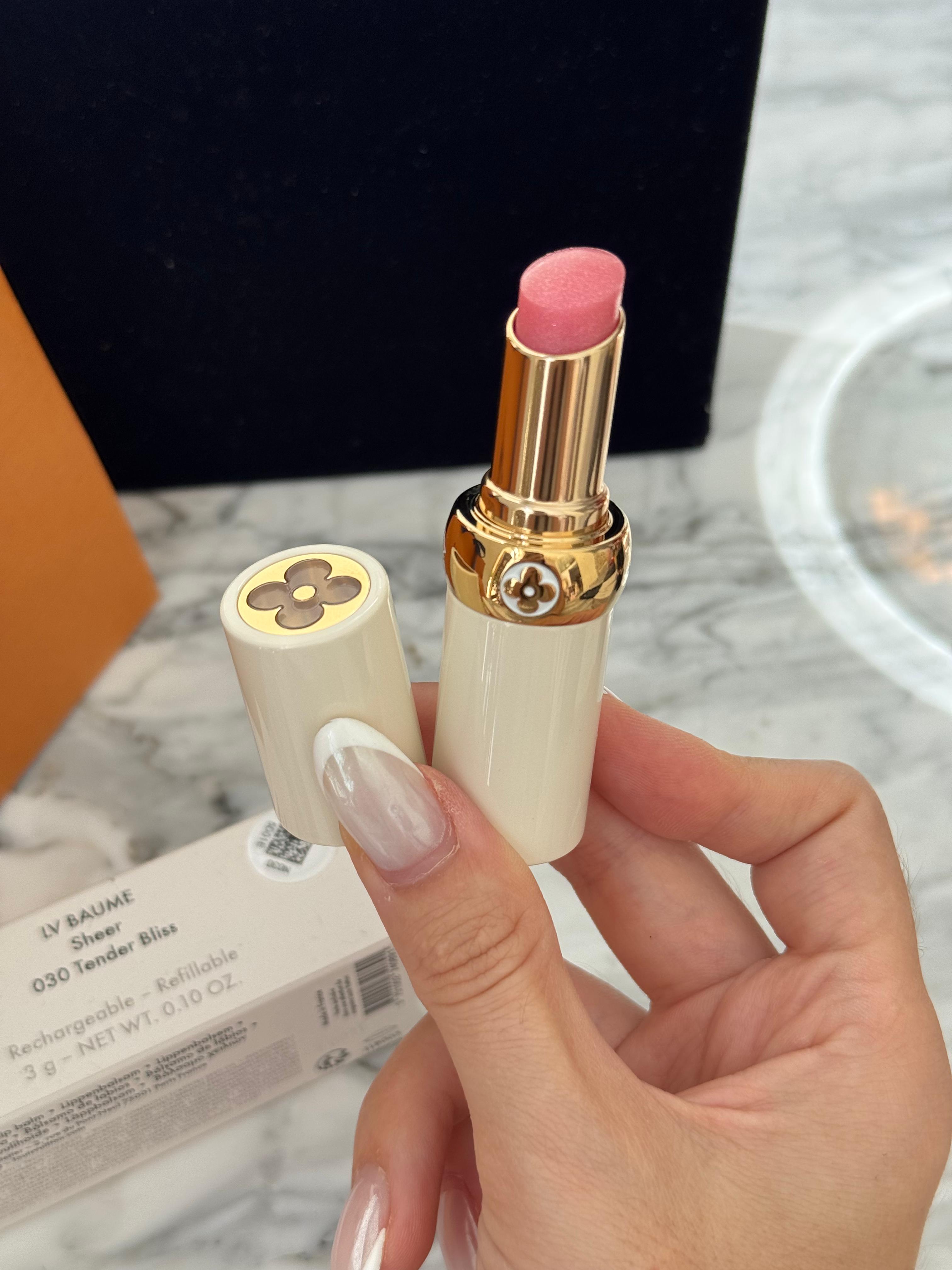 LV バーム　030 tender bliss LV Baume in 030 Tender Bliss - Let's Test | Kat L #lvbaume