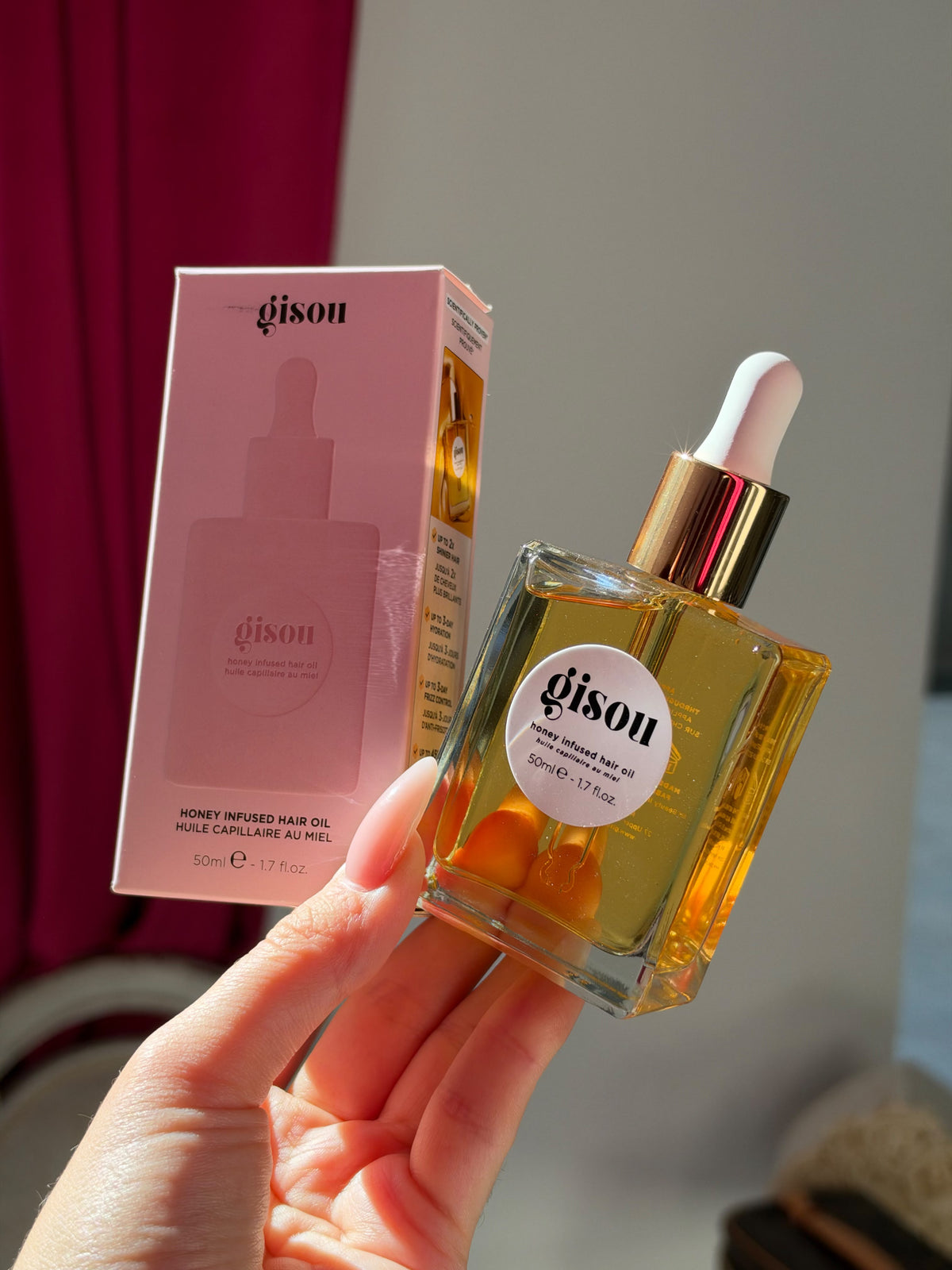 GISOU Honey Infused Mini Hair Oil 50ml
