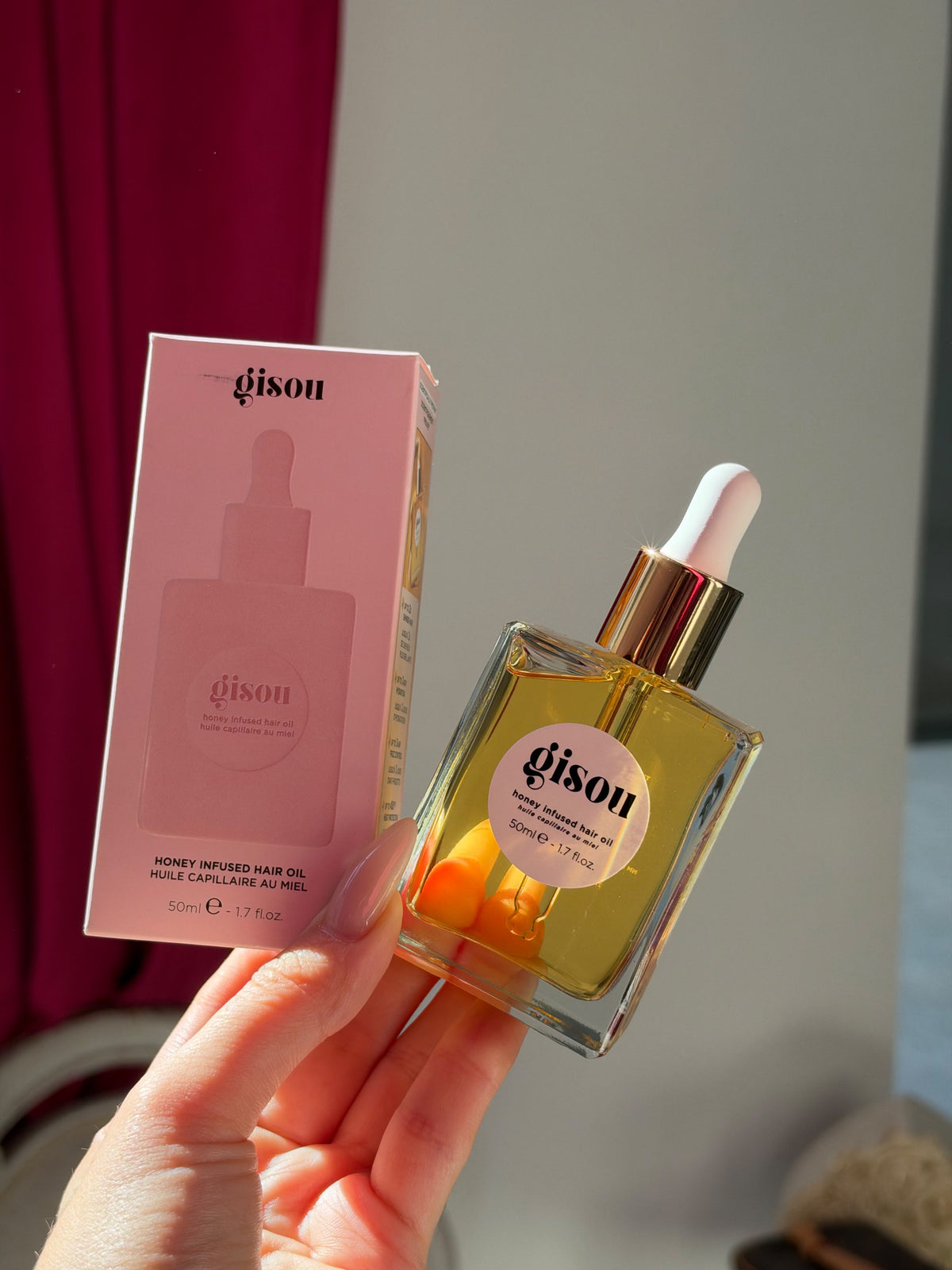 GISOU Honey Infused Mini Hair Oil 50ml