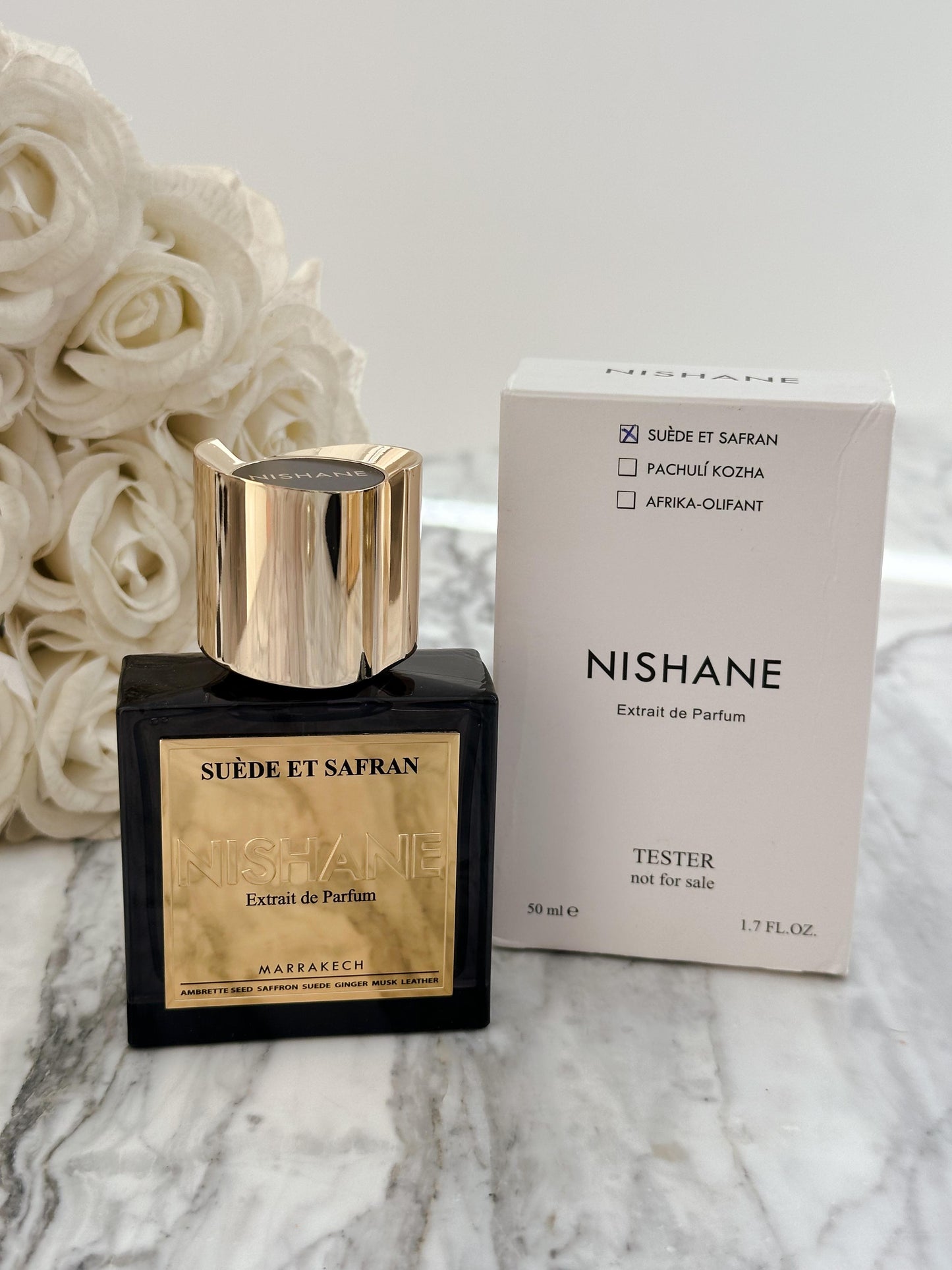 NISHANE Suède et Safran Extrait de Parfum