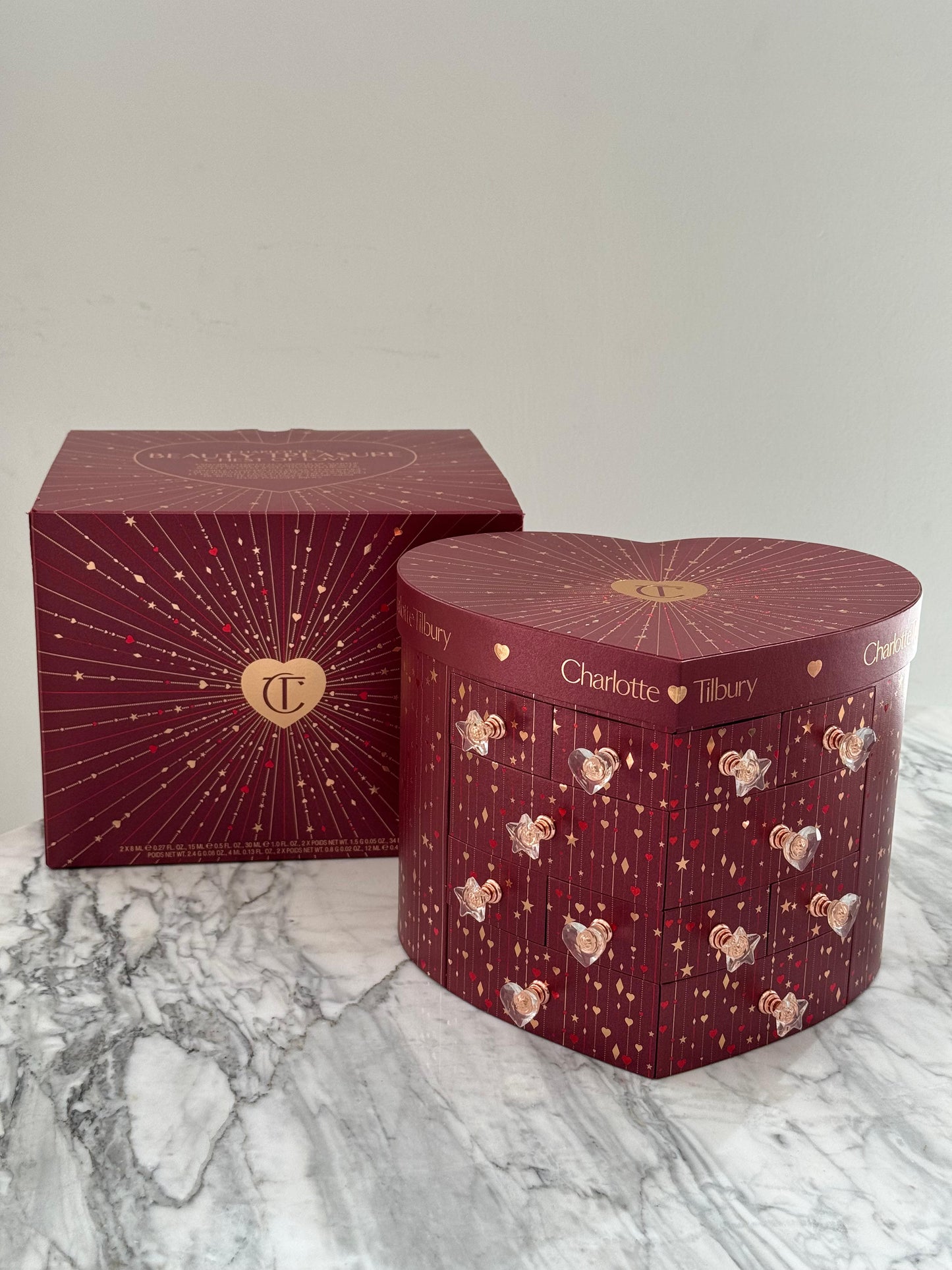 CHARLOTTE TILBURY’S Beauty Treasure Chest Of Love Set
12 Door Beauty Advent Calendar